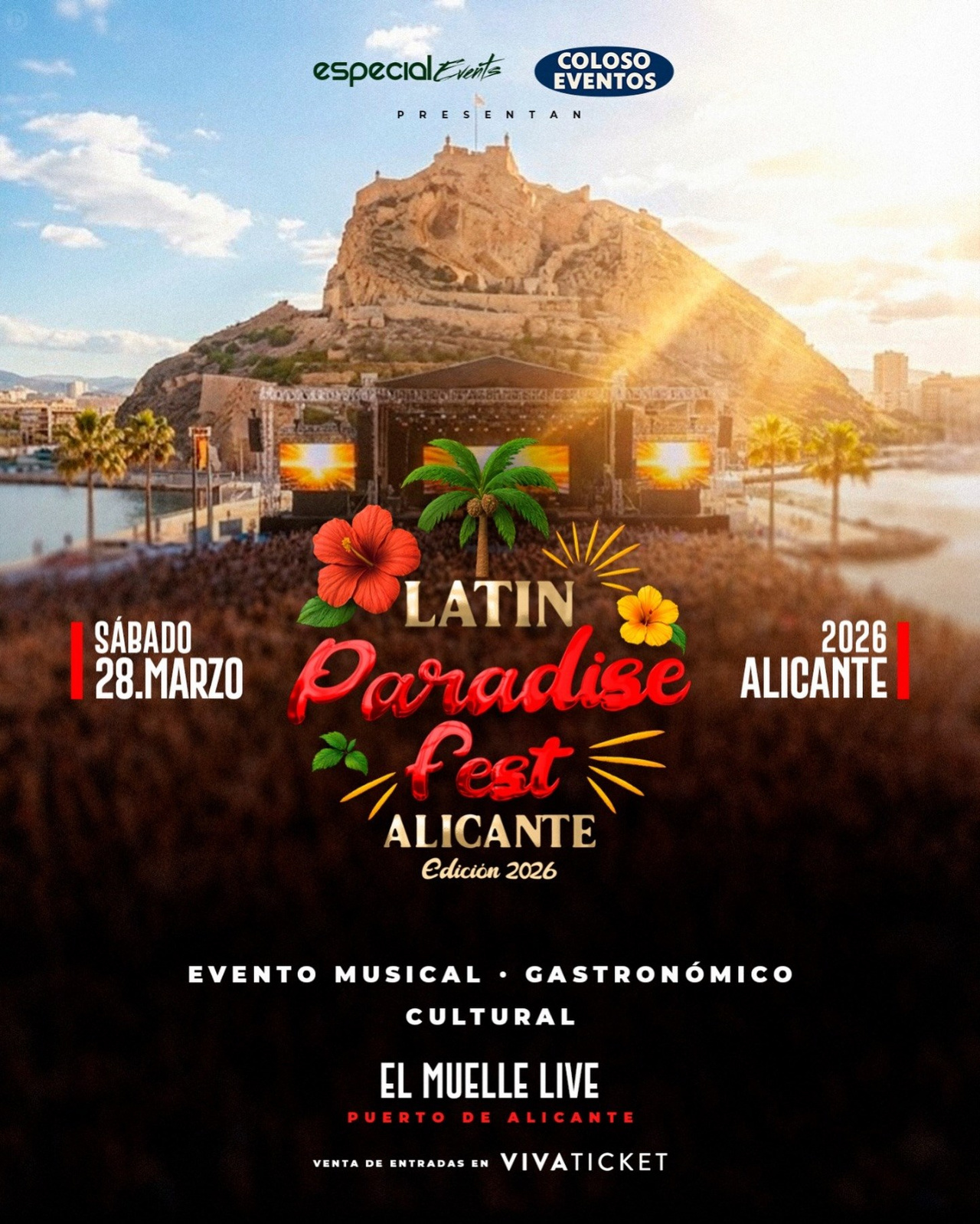 Latin Paradise Fest Alicante 2026 Latin Music Festival With DJs Live 