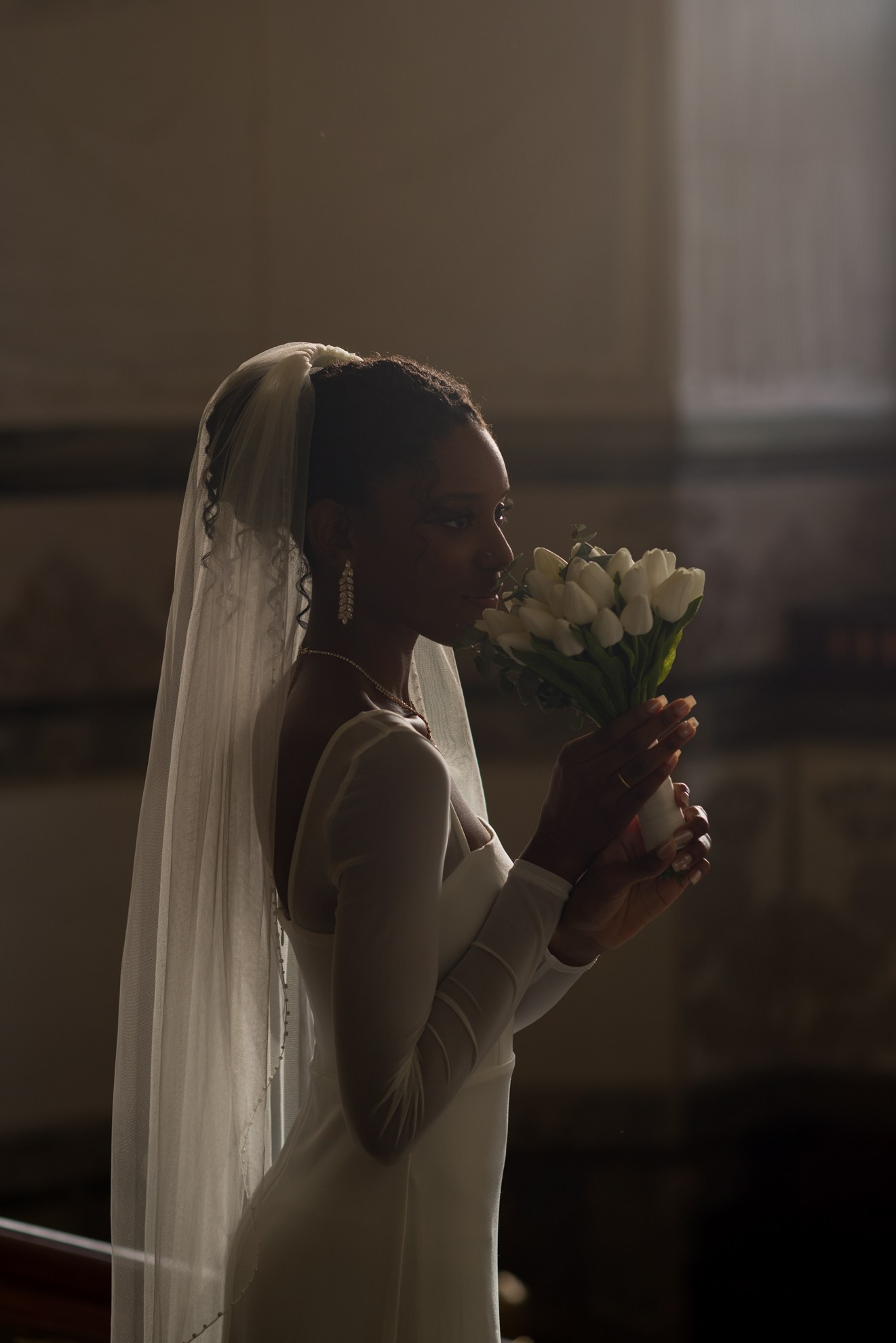 Romantic wedding portrait in Copenhagen