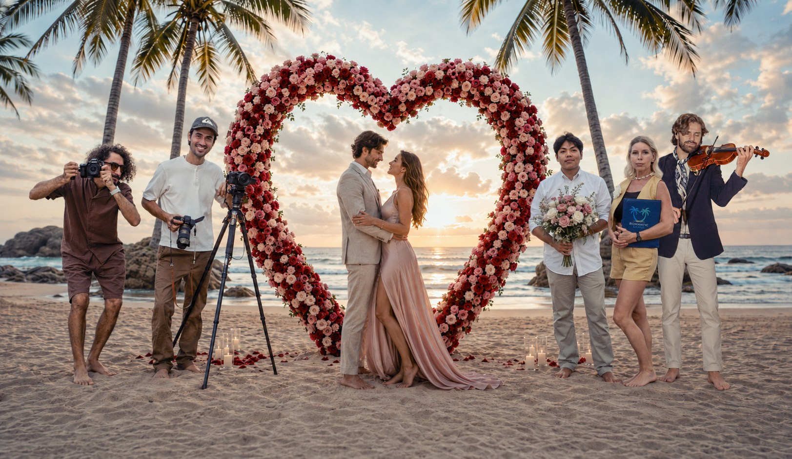 Romantic proposal on Koh Samui, Thailand