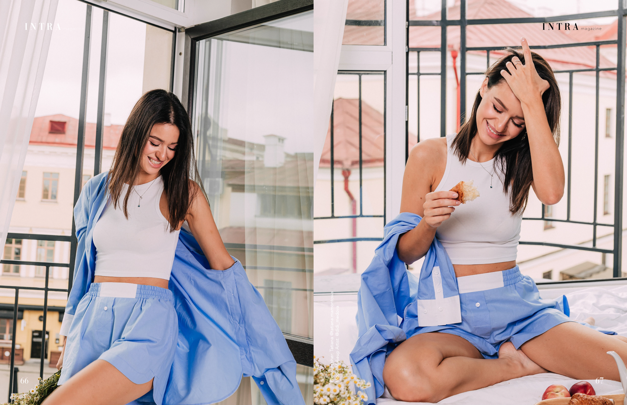 Publication in the fashion publication INTRAmagazine!. Wedding and family photographer