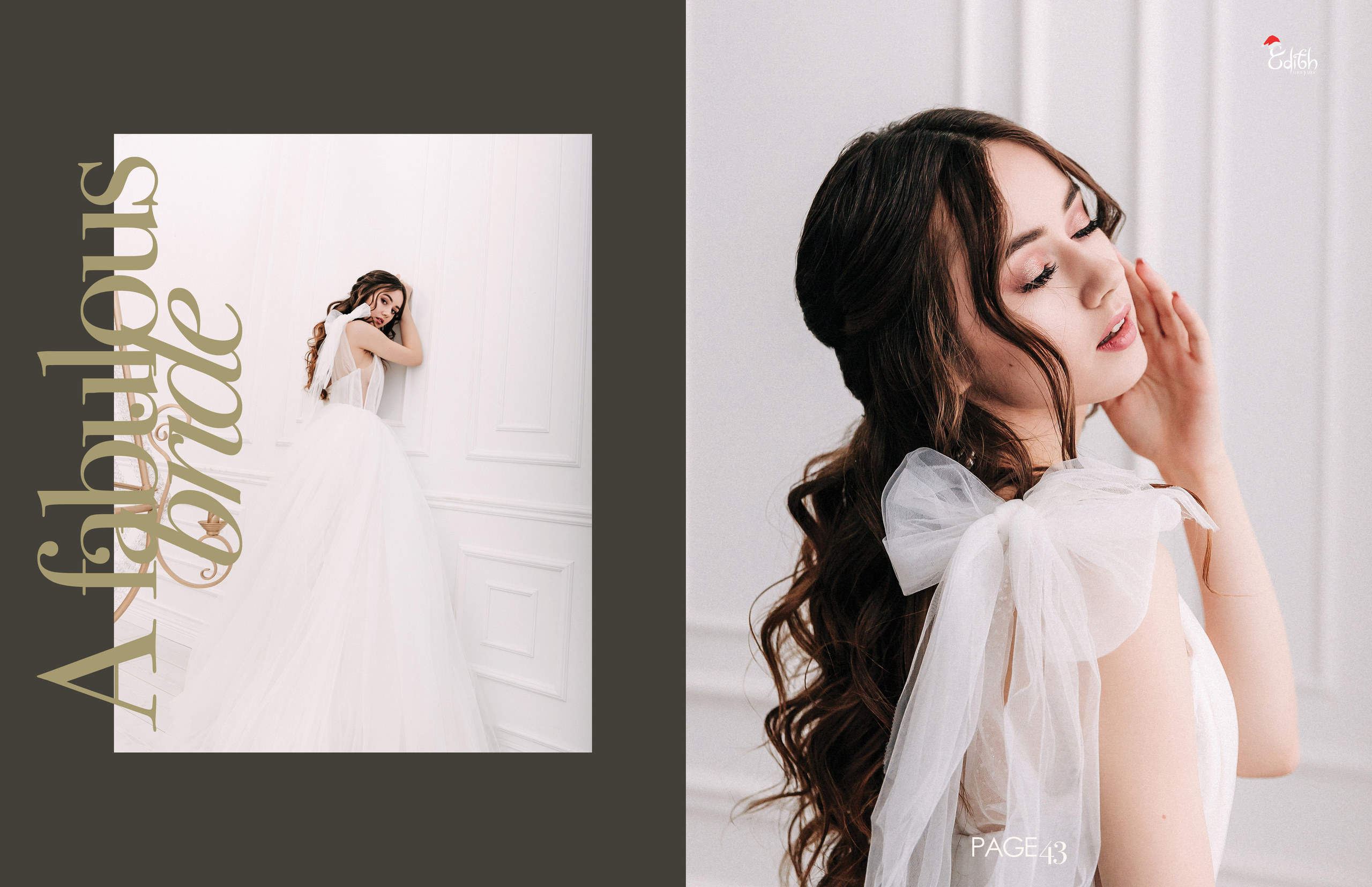 The Christmas issue of Edith Magazine with my fabulous Victoria!. Wedding and family photographer