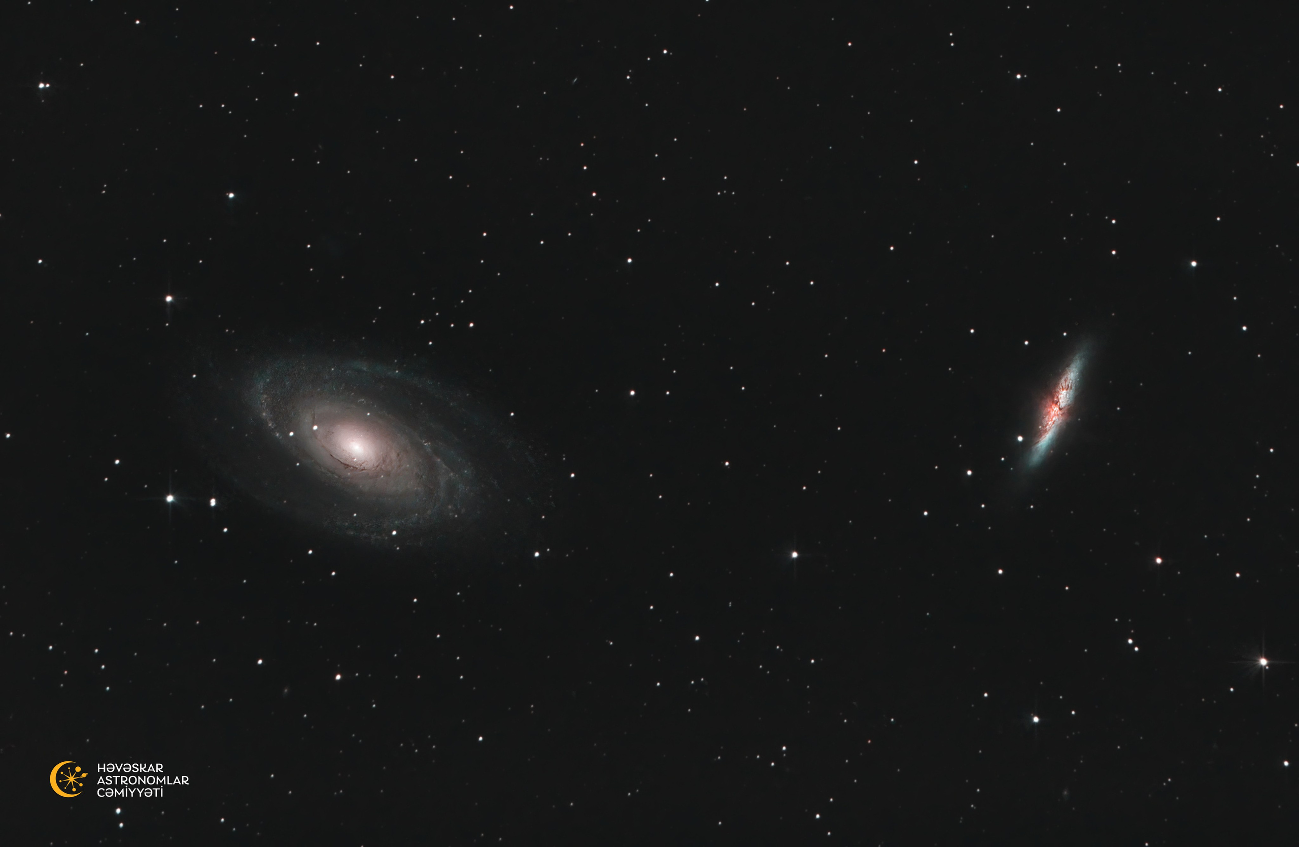 Bode və Siqar Qalaktikaları. Həvəskar Astronomlar Cəmiyyəti — Astronomy.az