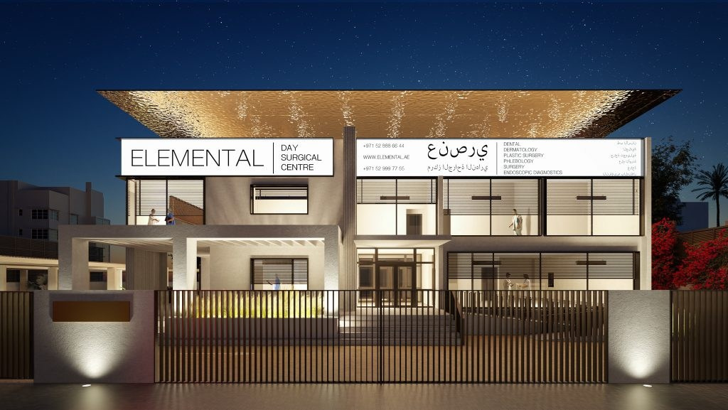 ELEMENTAL DAY SURGICAL CENTRE IN DUBAI. Interior Design & 3D Rendering | Alena Bulataya Design Buro