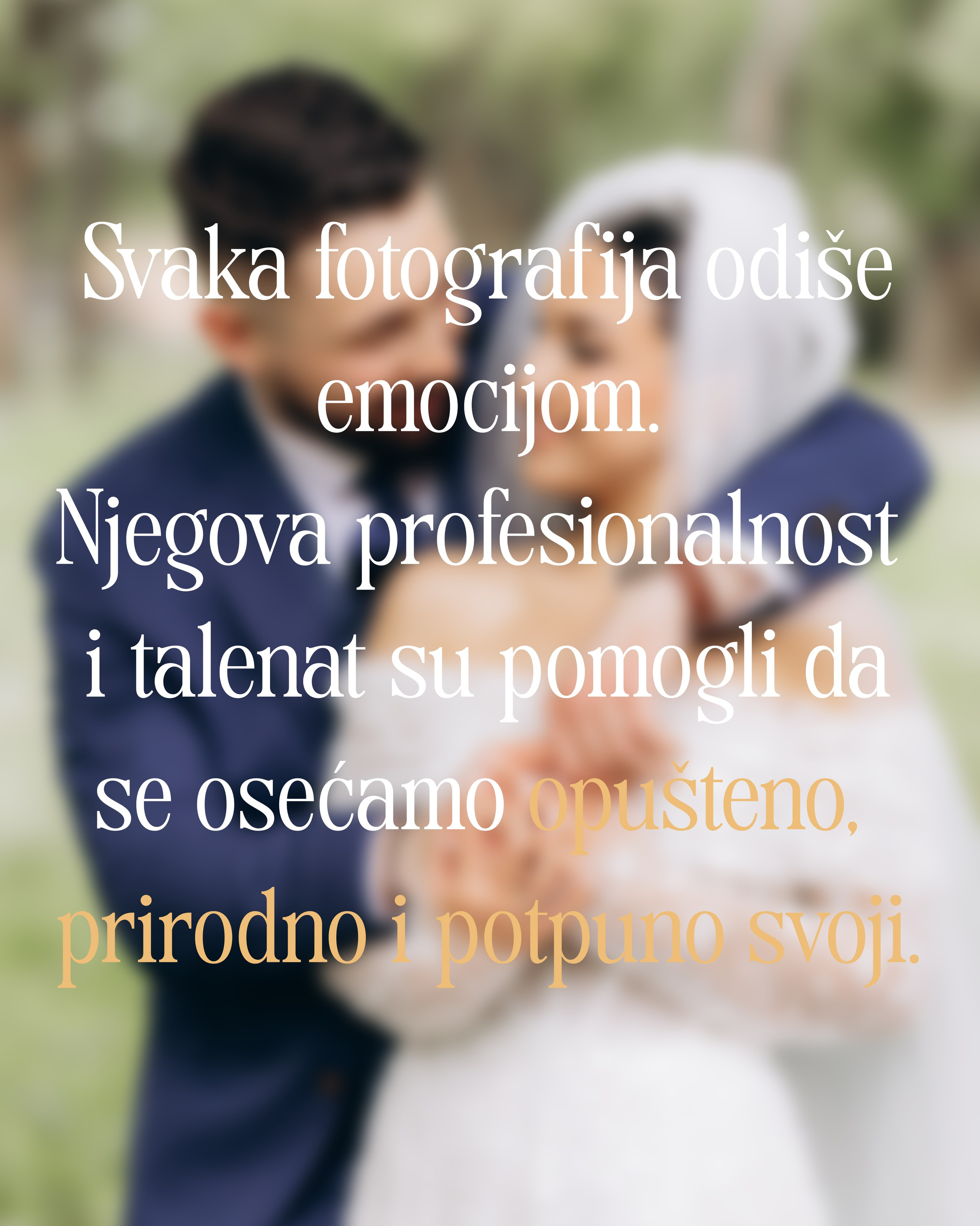 Profesionalni fotograf za venčanja – Milan Luković