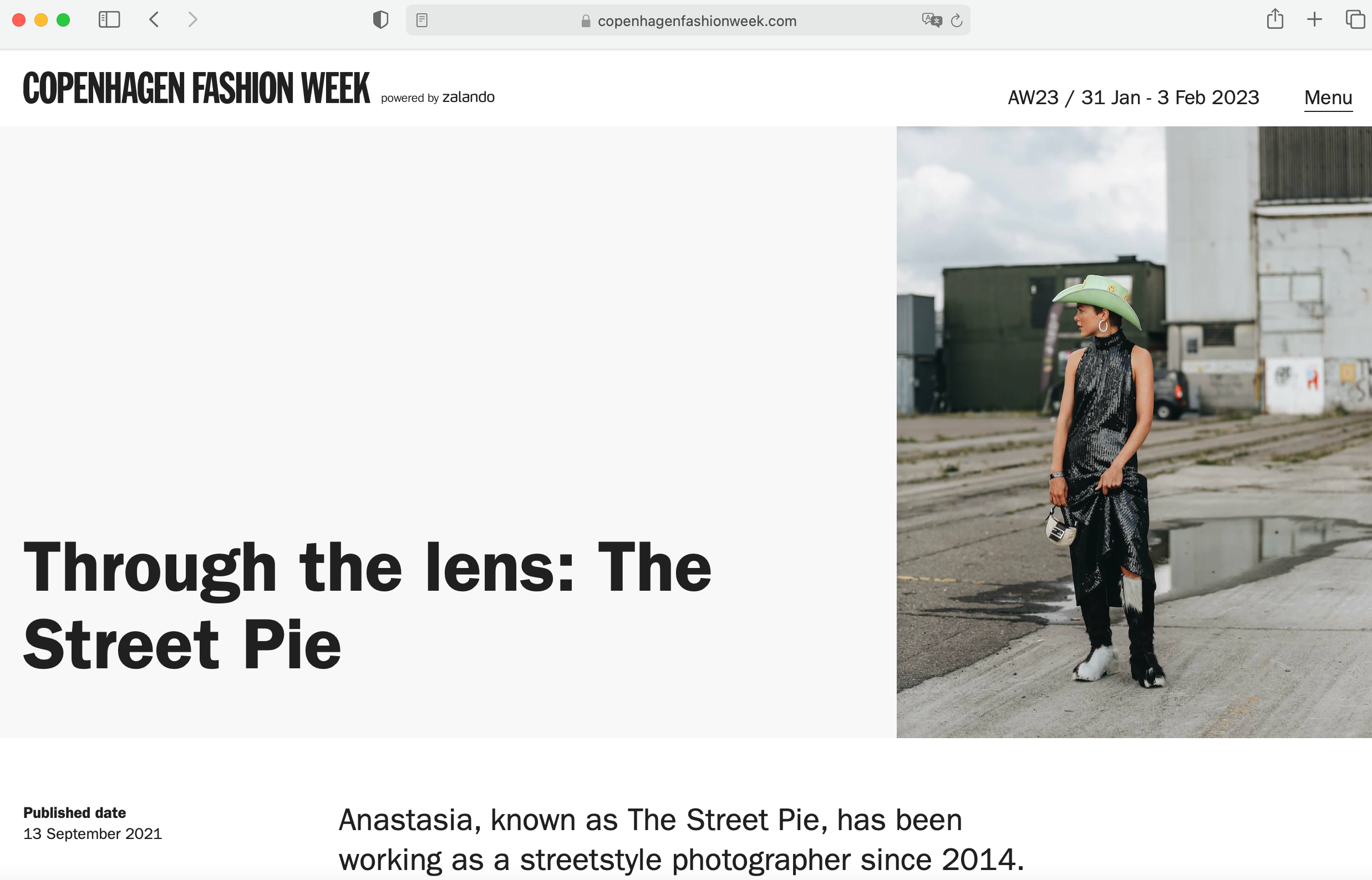 Press. Anastasia Fedoseeva / The Street Pie — streetstyle photographer