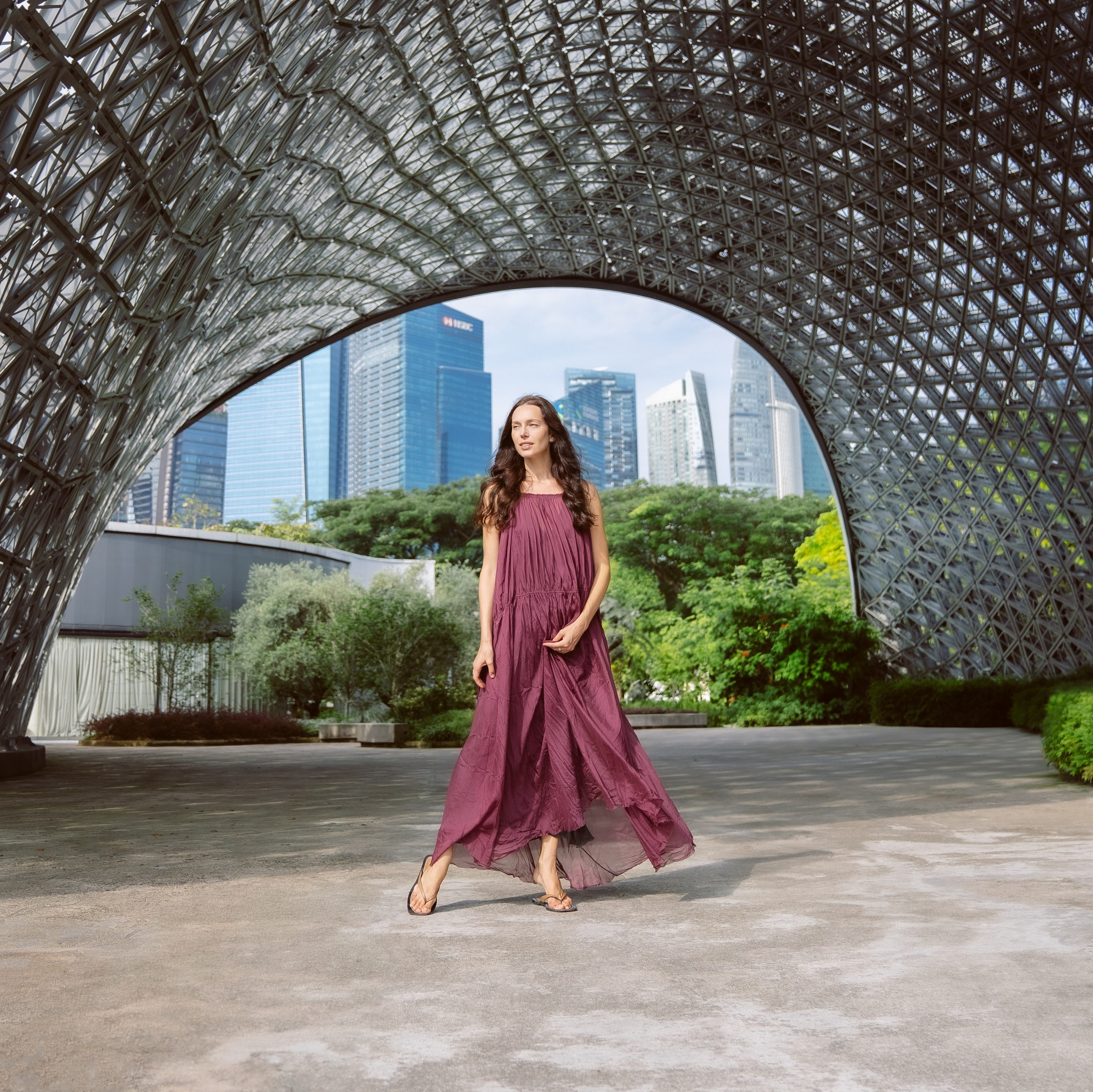 Gardens by the Bay. Dasha in Singapore