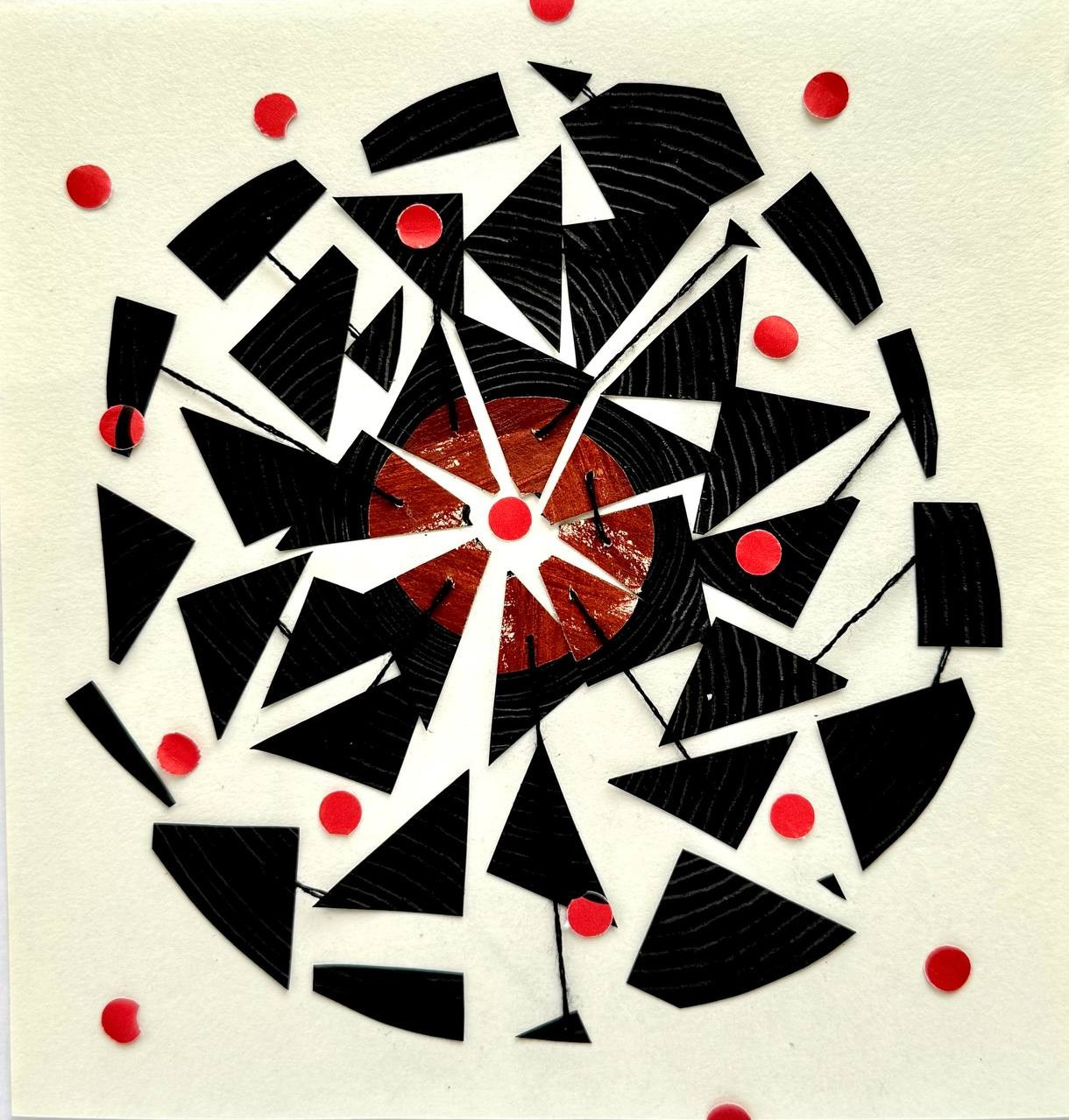 Collages. Natalia Naletova — artist and researcher working with textile, collage & memory