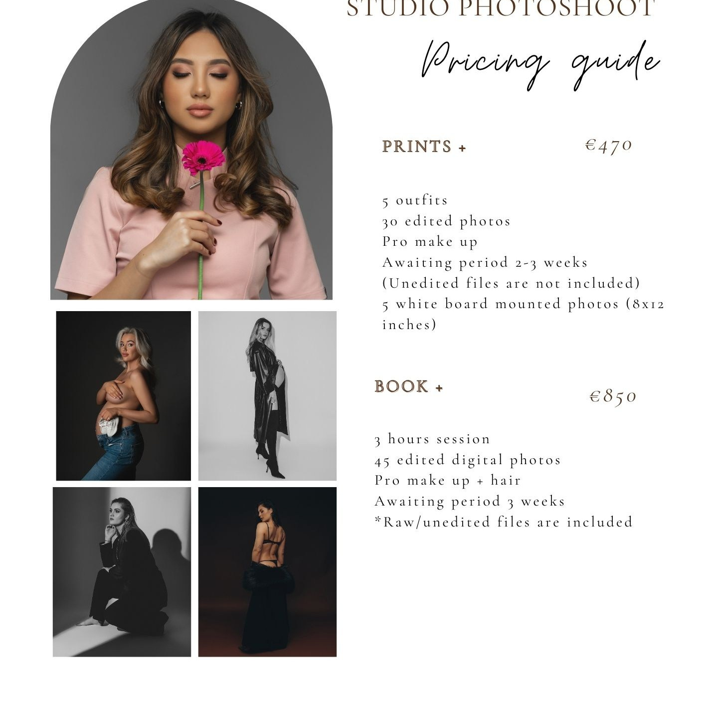 Fees/Packages. Maternity/Love story/Wedding photographer