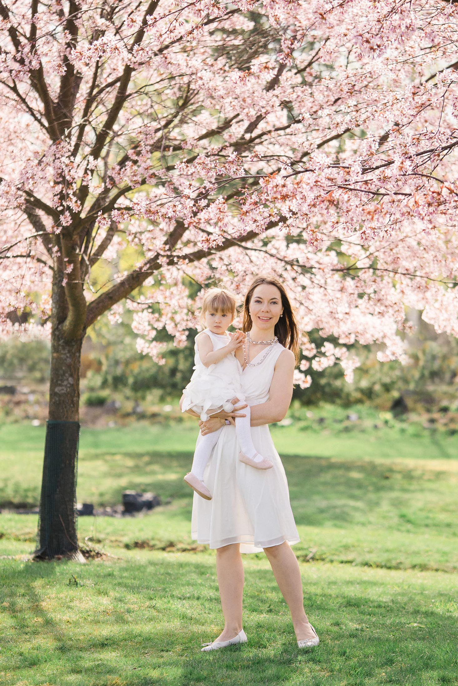 Minikuvaukset kirsikkapuistossa