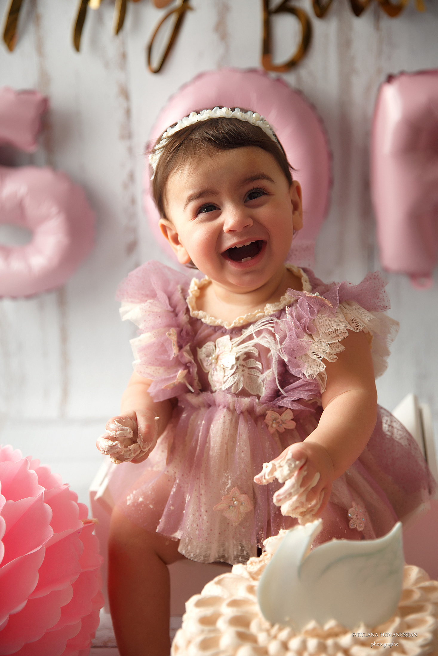 SMASH CAKE / MON 1er ANNIVERSAIRE (1,2,3 ans et plus). Photographe professionelle spécialisée dans la photographie de grosses