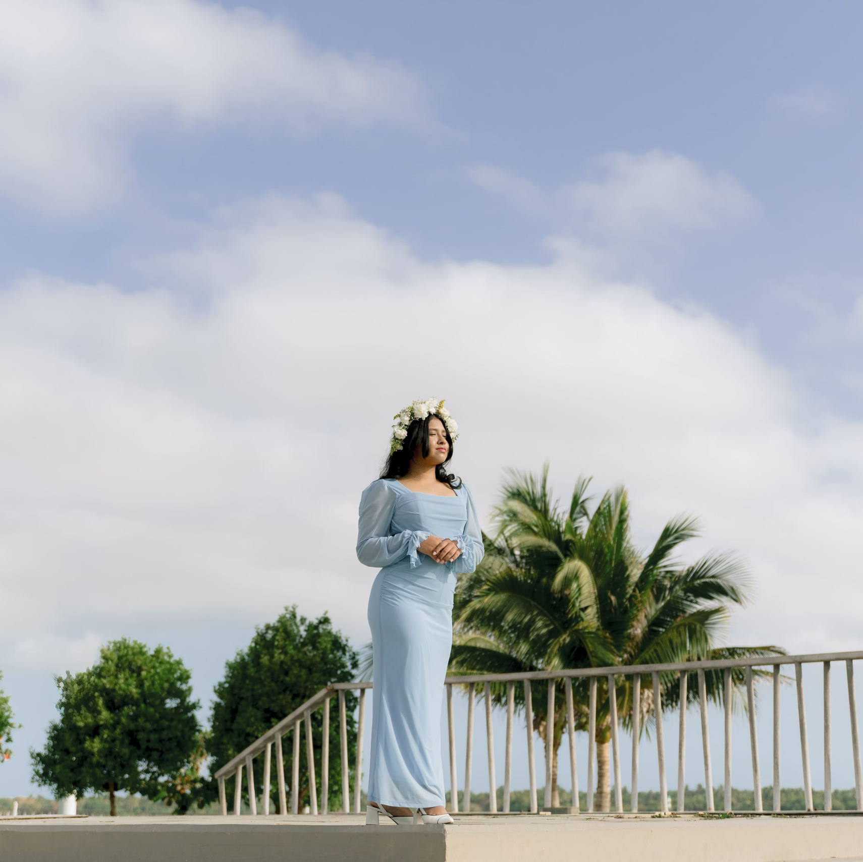 fotografía creativa de novia estilo magico.