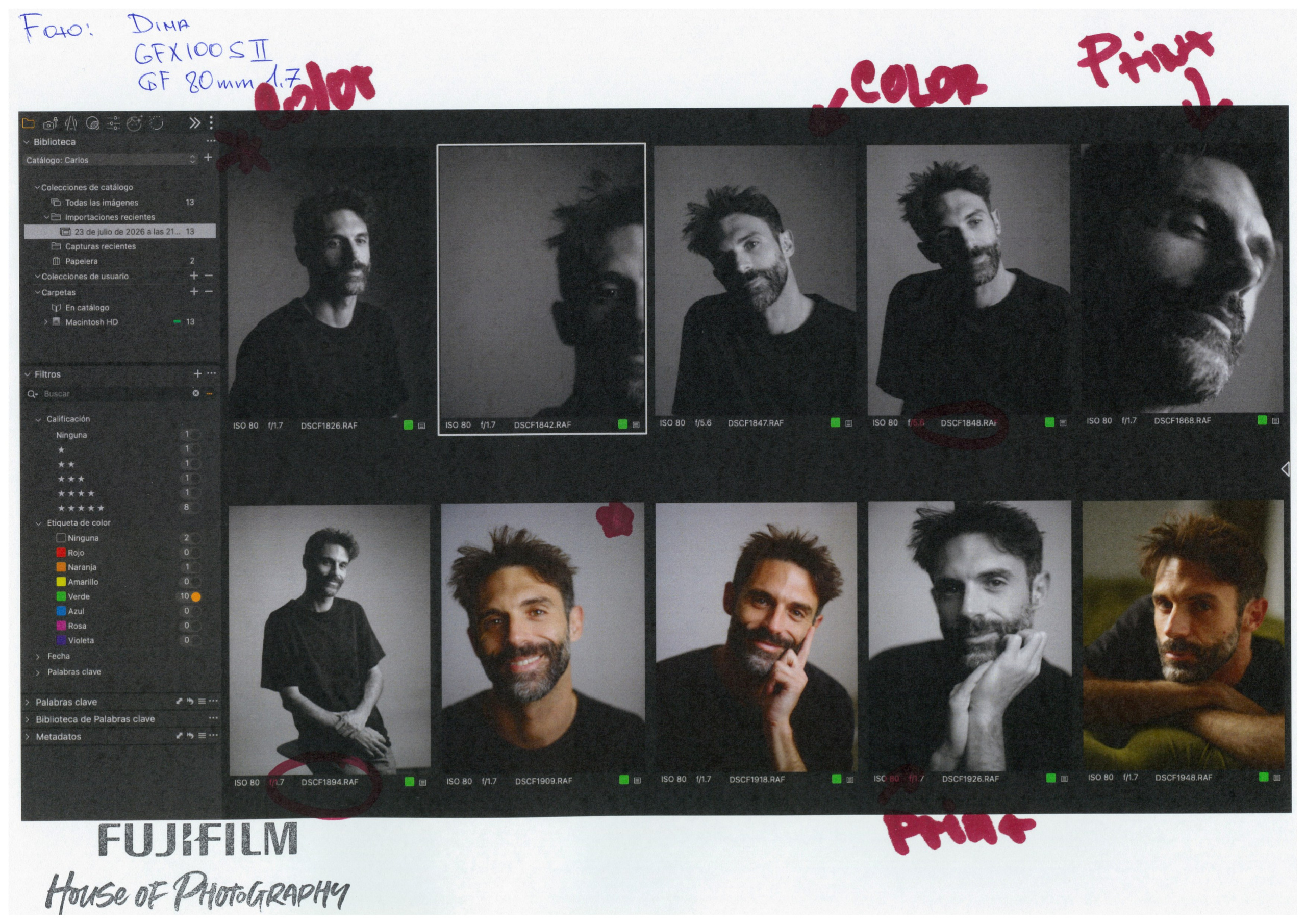 **Fotografía de retrato profesional y artístico**Creo retratos personales y profesionales que buscan capturar la esencia, personalidad e identidad de cada persona. Mi enfoque combina la elegancia de la fotografía clásica de estudio con la naturalidad de la luz disponible, creando imágenes atemporales, cercanas y llenas de carácter.Realizo retratos para perfiles personales, artistas, profesionales, marcas y proyectos creativos, creando fotografías que pueden formar parte de una identidad visual, una comunicación corporativa o una historia personal.Este proyecto nace en colaboración con House of Photography by Fujifilm, trabajando en su estudio con cámaras de medio formato para conseguir imágenes con gran nivel de detalle, profundidad y calidad visual.Cada retrato es un encuentro entre la persona, la luz y la mirada del fotógrafo: una imagen pensada para transmitir quién eres y cómo quieres ser visto.