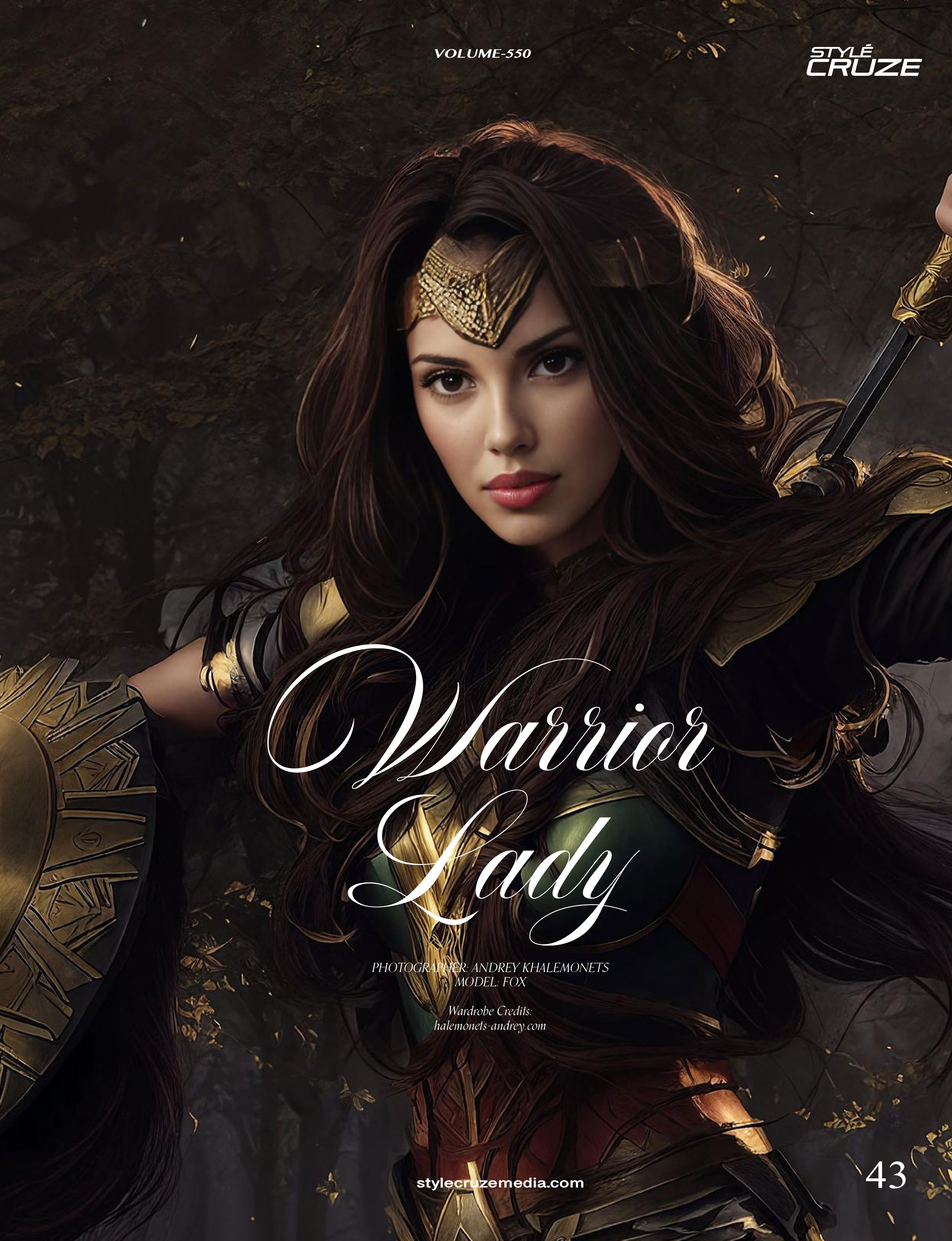 фотосессия в стиле воина.