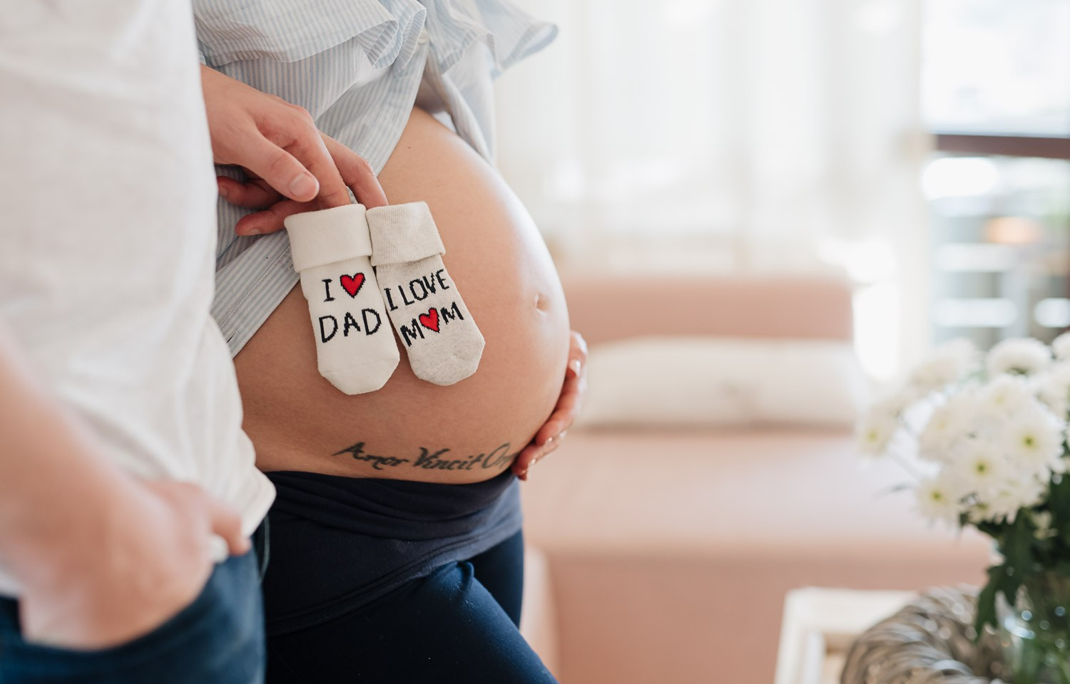Babybauch. Fotostudio in Metzingen