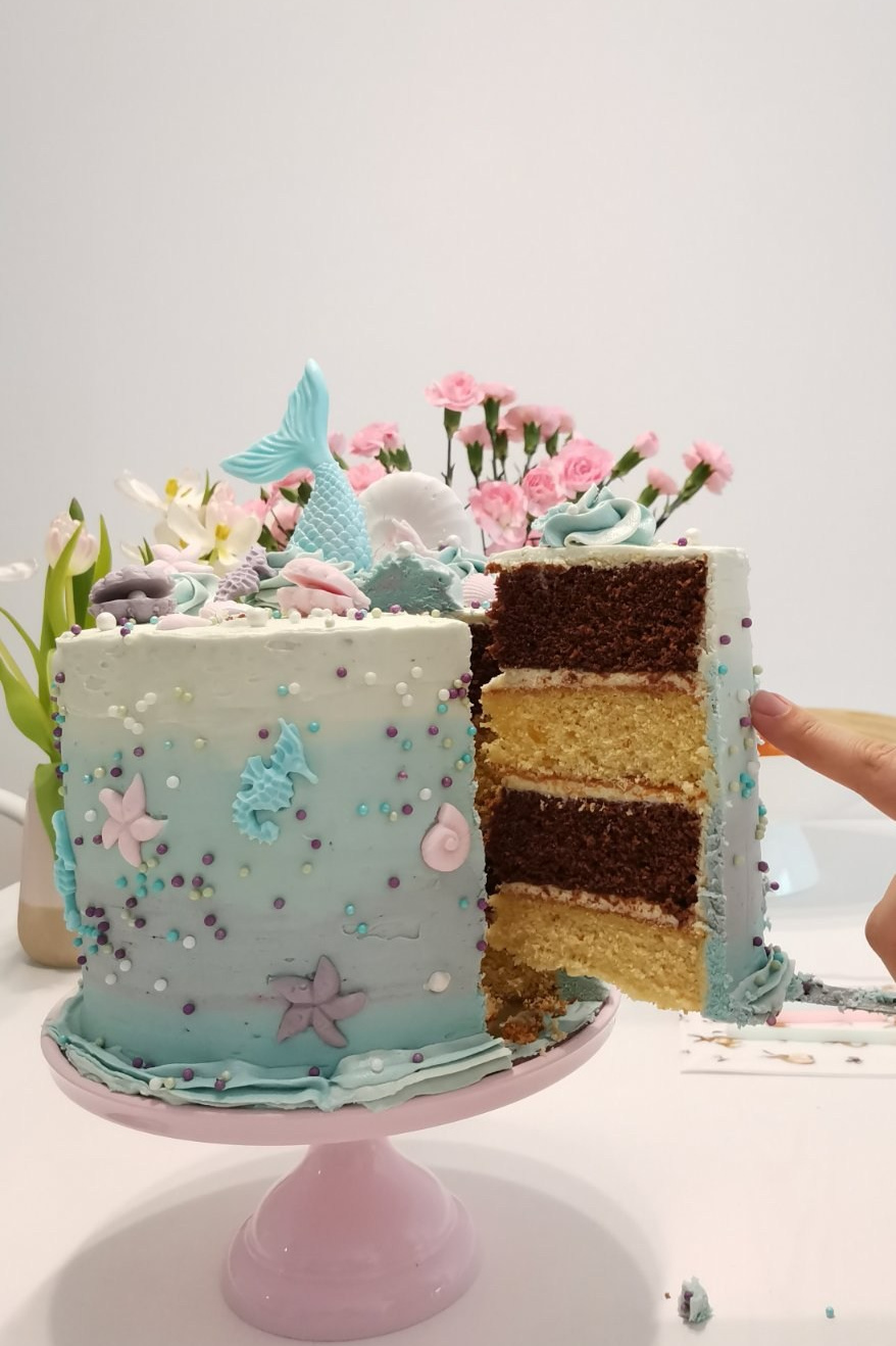 Mermaid Birthday Cake