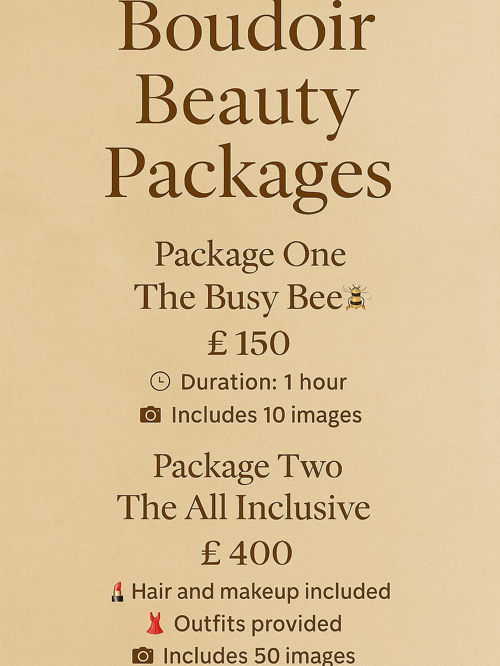 Services. Wedding and boudoir photography by Liv and Laura