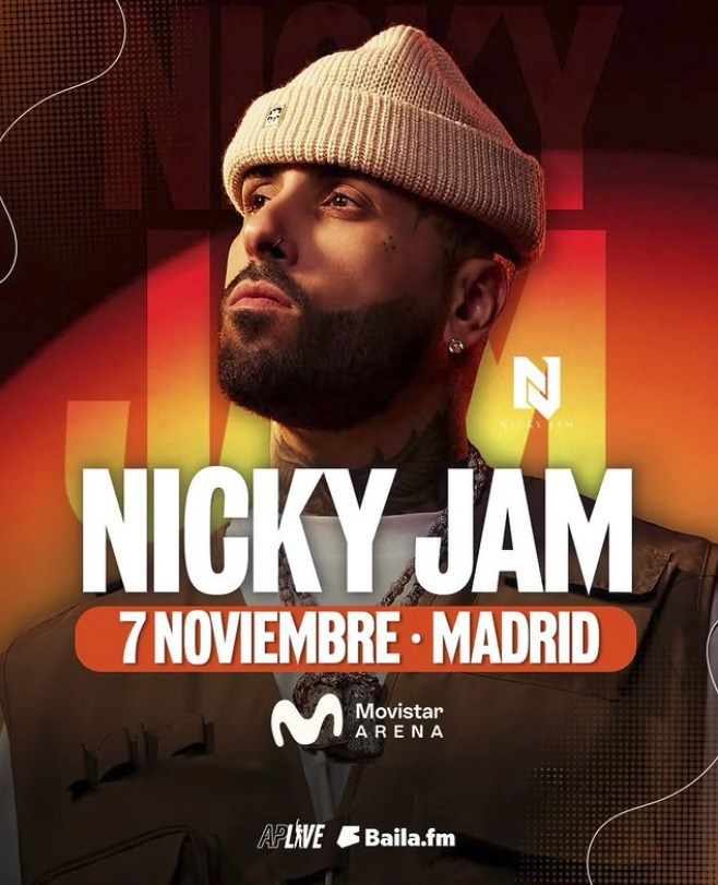 Nicky Jam en Madrid: concierto de reguetón y grandes éxitos de la música urbana latina en directo | FOTKAI
