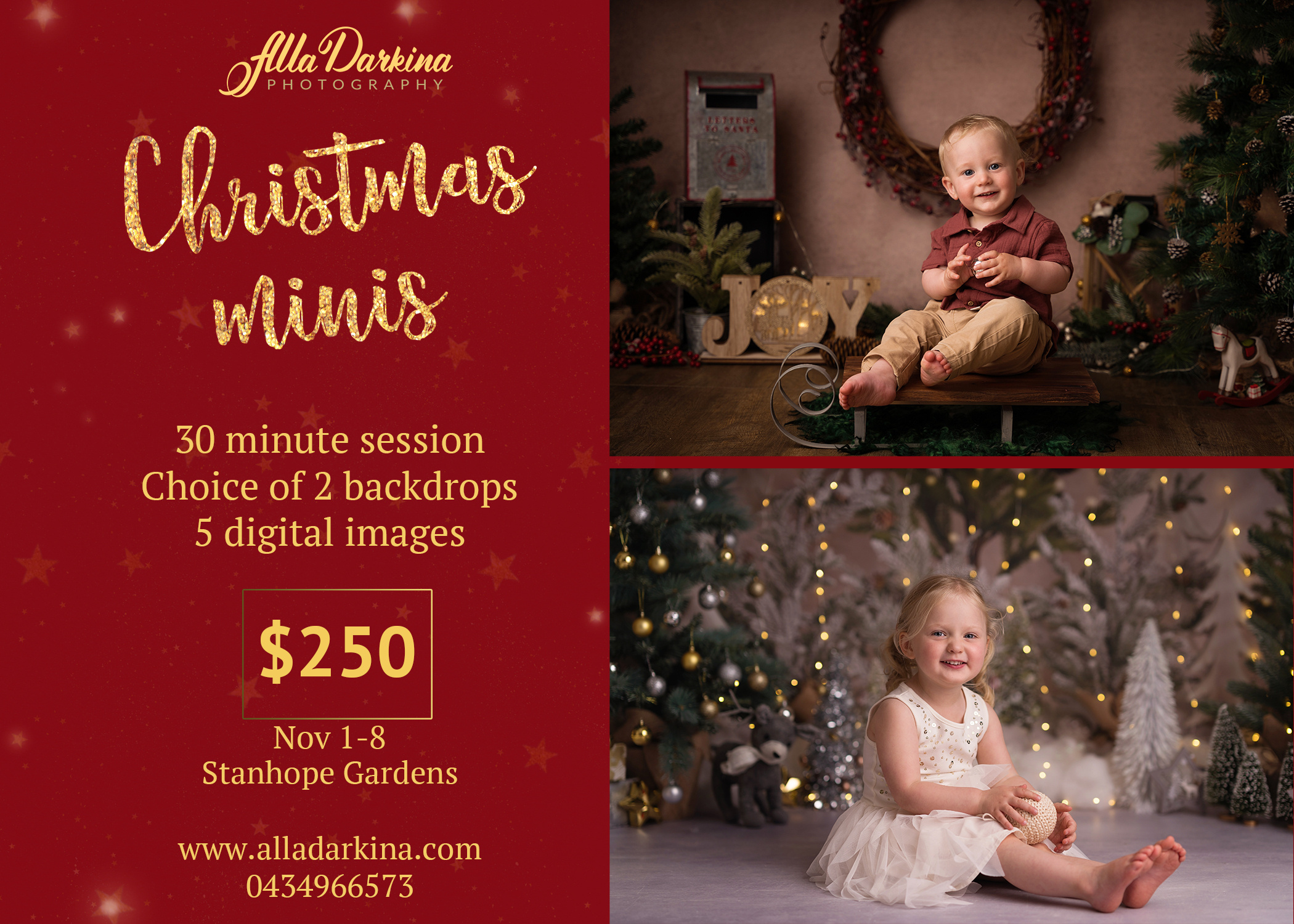 Christmas mini sessions 2020, Sydney. Newborn and family photographer. Hills District. Sydney