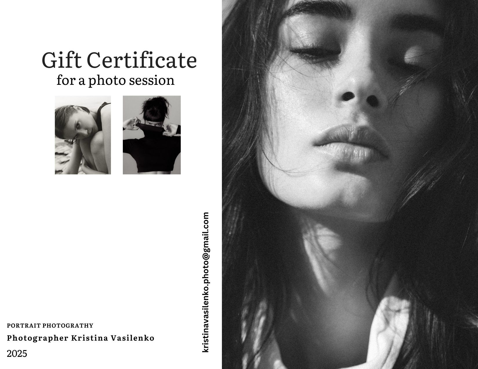 Services. Santa Monica based photographer Kristina Vasilenko
