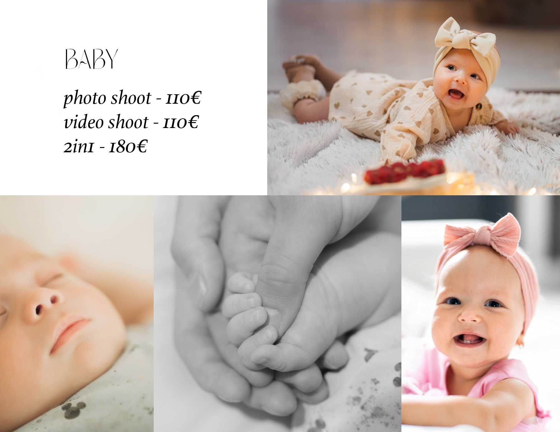 PRICE. Montenegro photographer and videographer