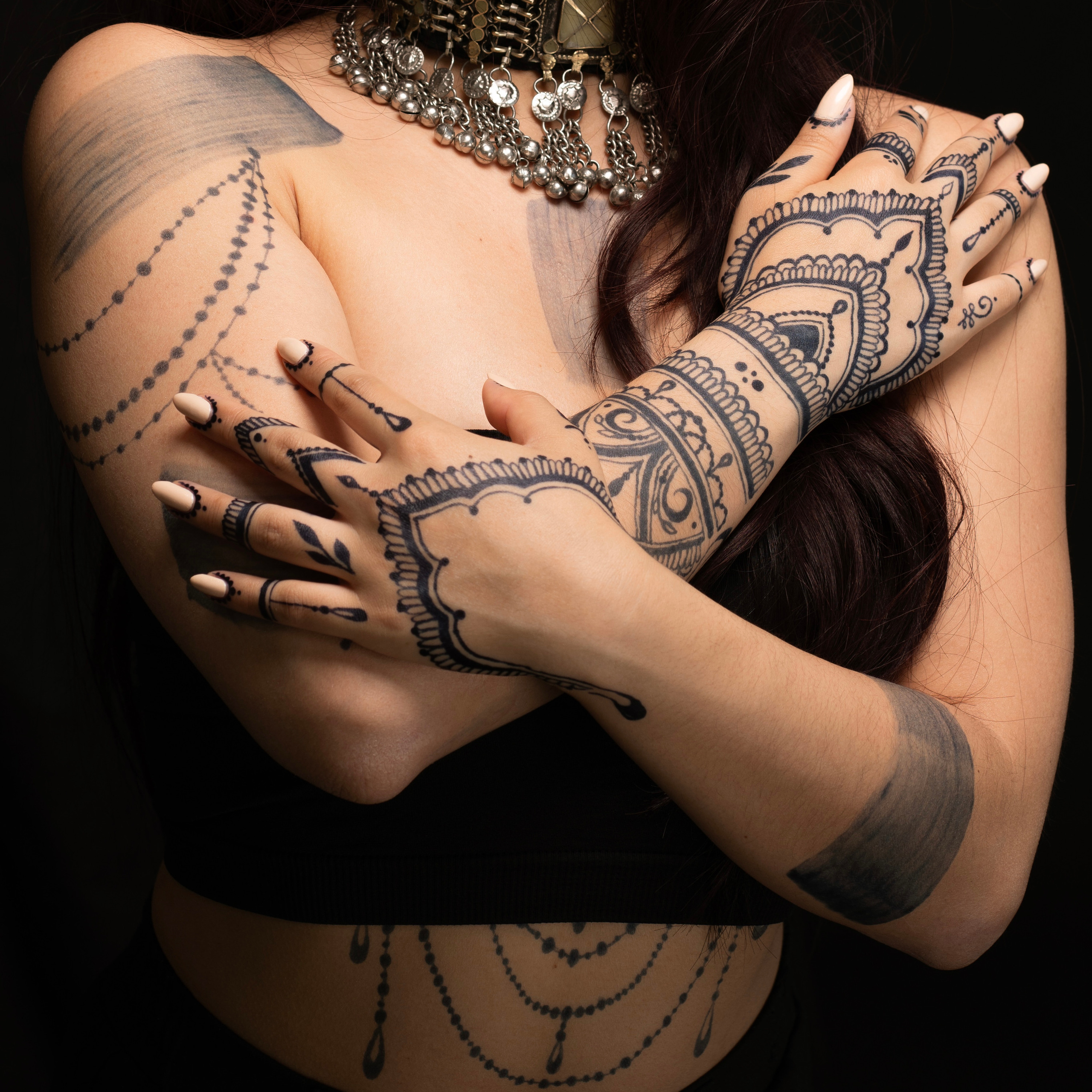 Hennakunst (1). Fotografie und Henna Kunst in Köln — Sylvette Loda