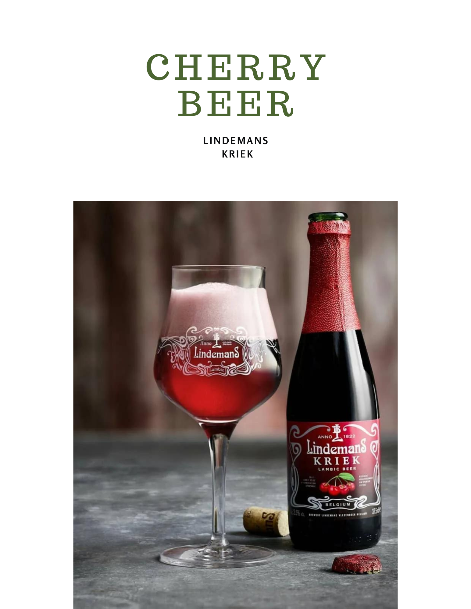 Drinks menu. Paddy’s Bar Ayia Napa