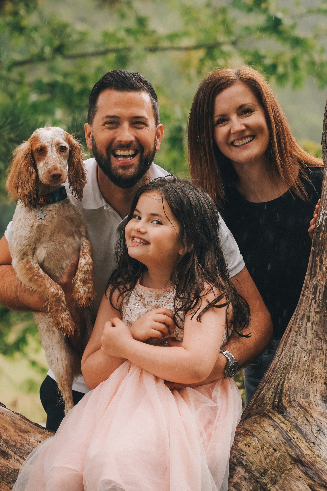 Natural family photography session outdoors captured by family photographer in Solihull