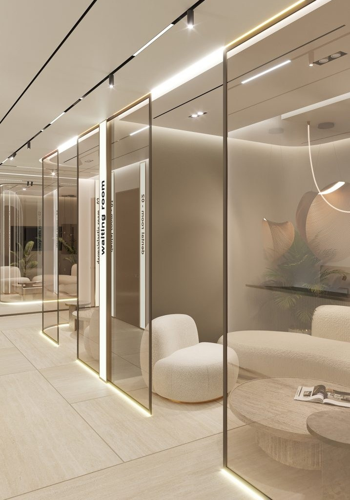 ELEMENTAL DAY SURGICAL CENTRE IN DUBAI. Interior Design & 3D Rendering | Alena Bulataya Design Buro