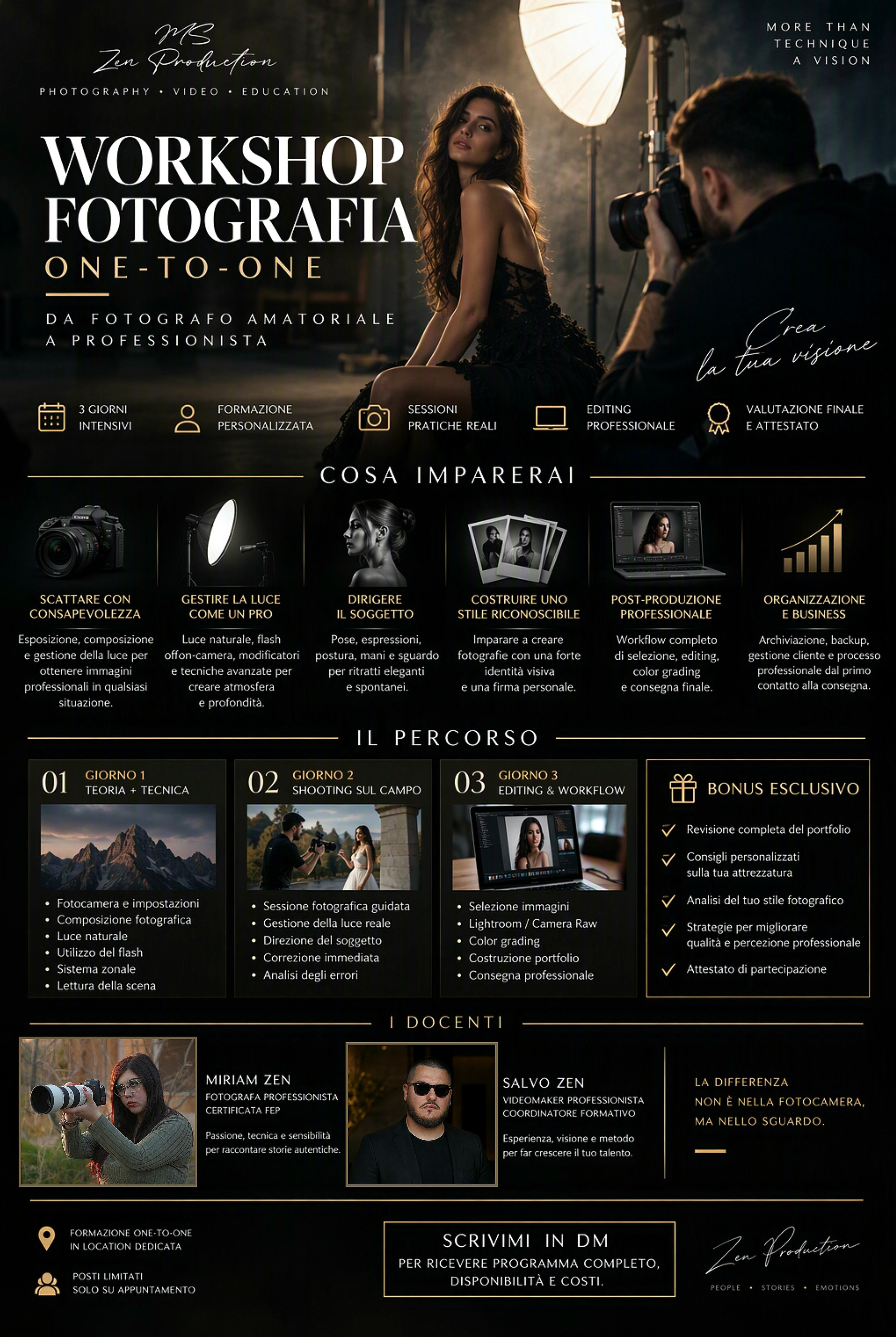 ONE-TO-ONE. MSZen Production — fotografia e video professionale a Catania