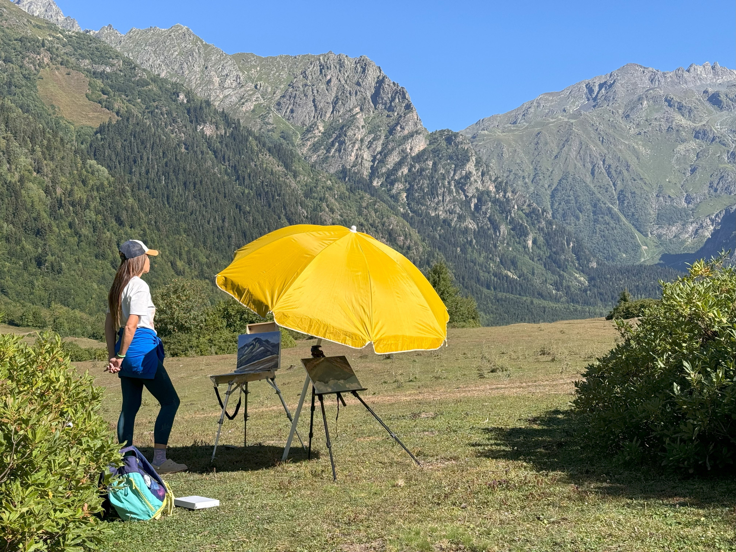 «Сердце гор» (2025). Художник живописец Савелова Ольга