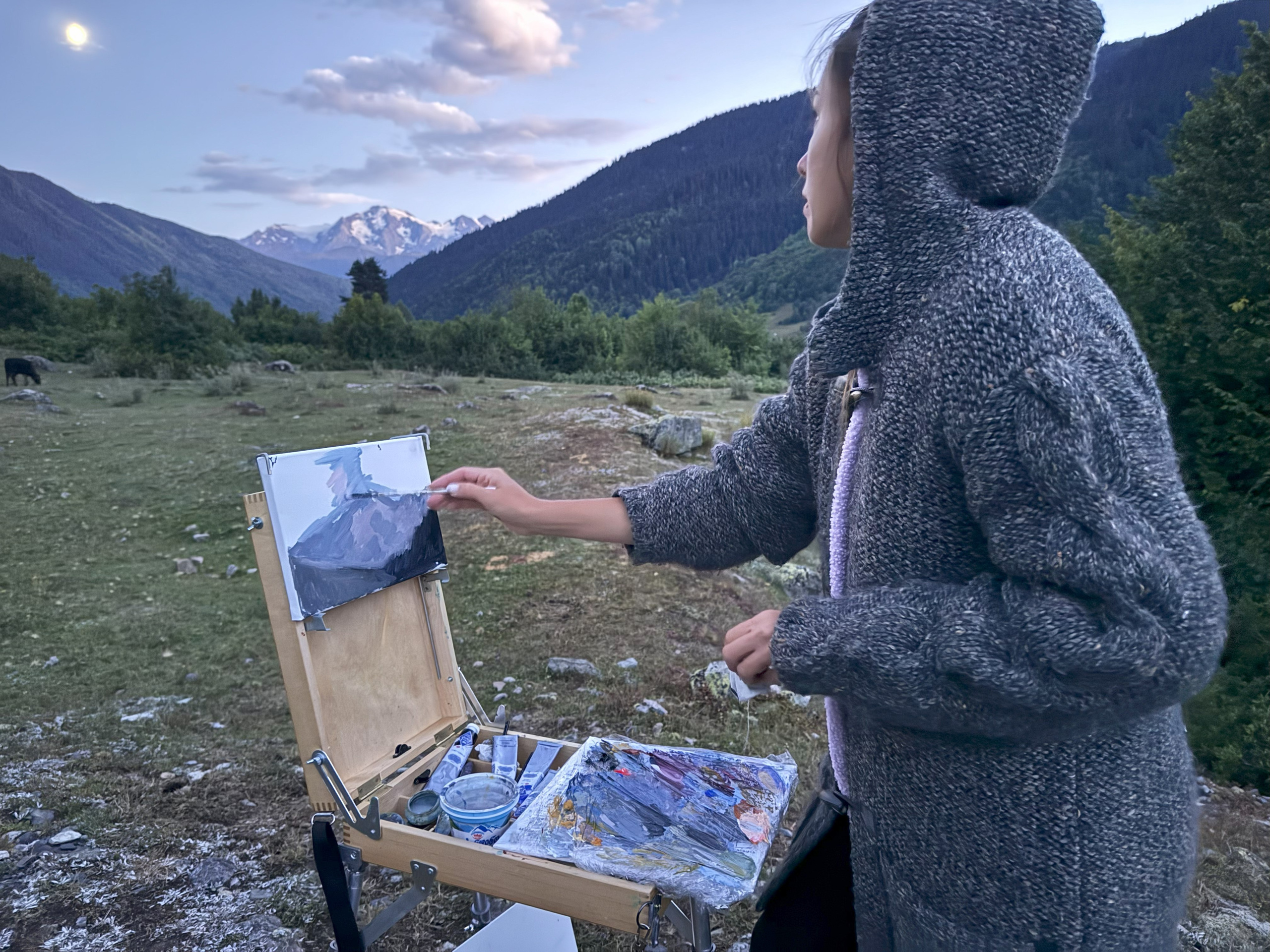 «Сердце гор» (2025). Художник живописец Савелова Ольга