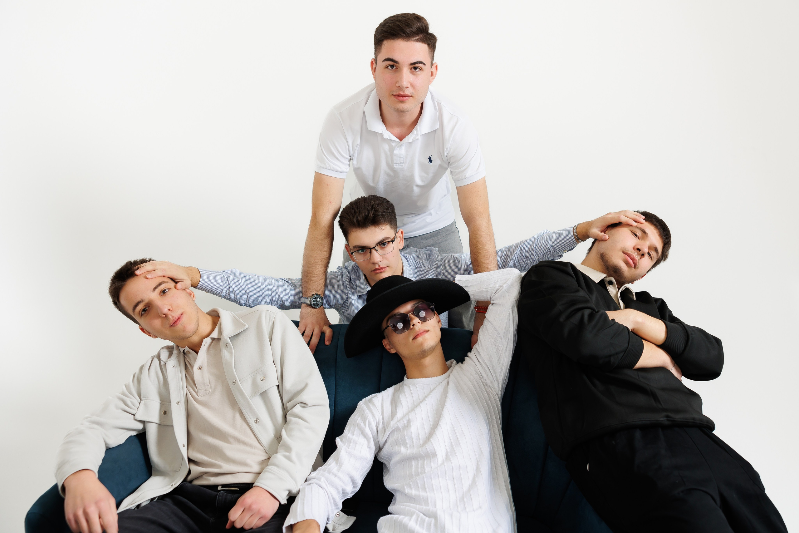 Fotografie de grup în studio,