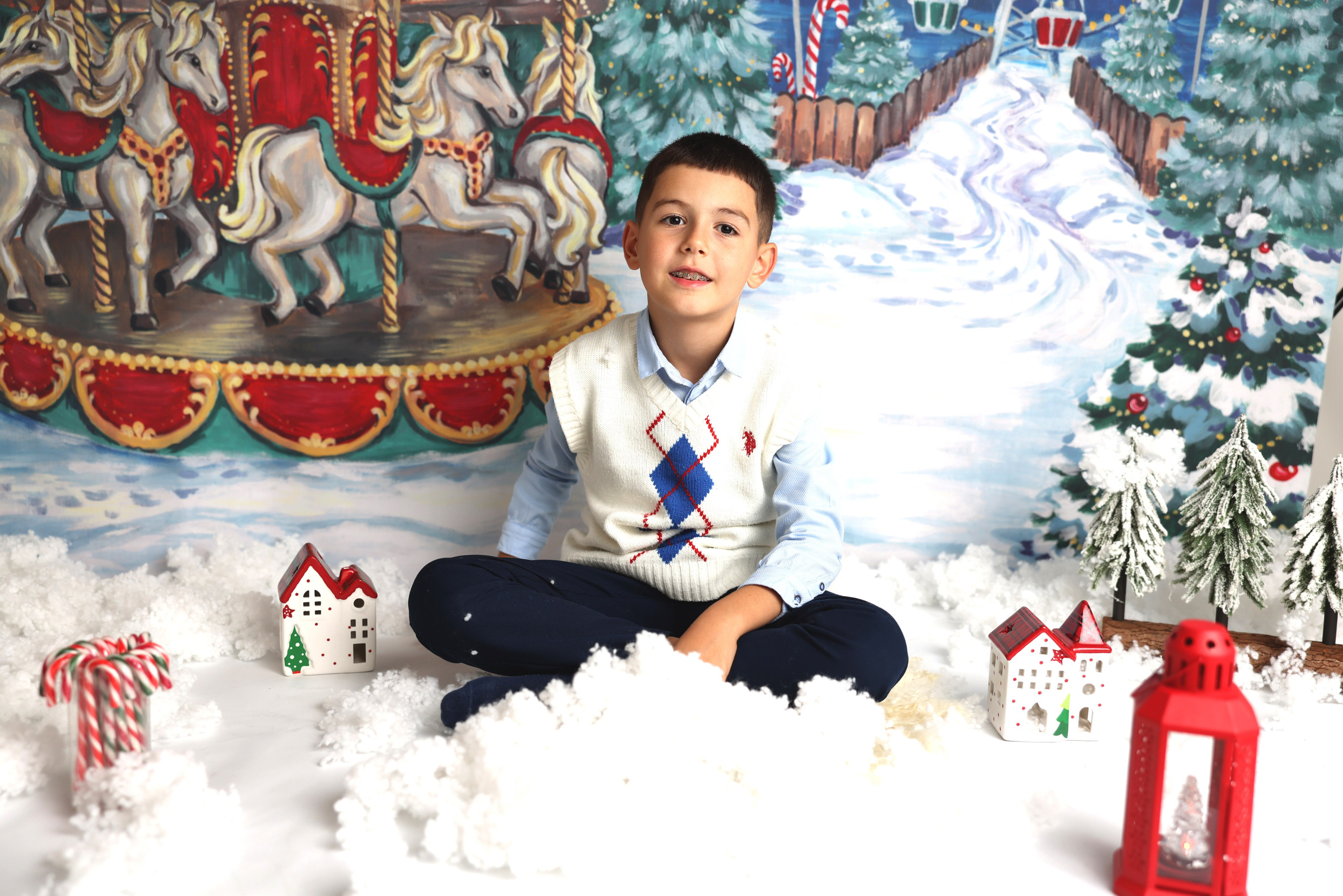 Séance Photo de Noël 2024. Photographe professionelle spécialisée dans la photographie de grosses