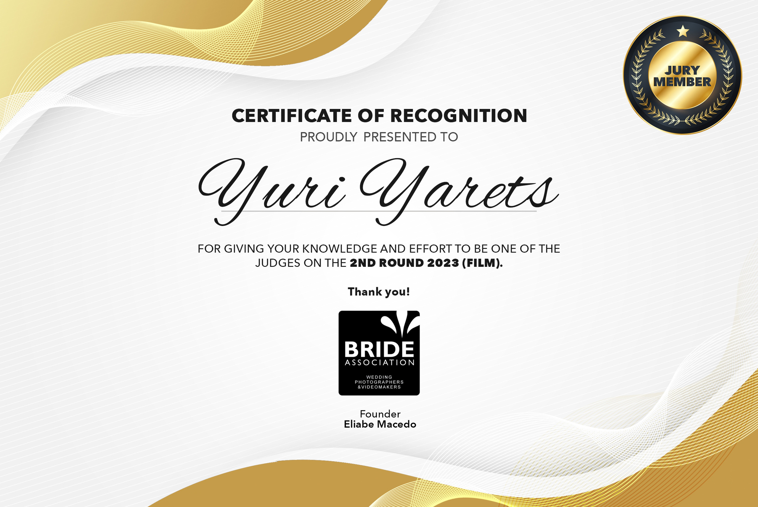 Wedding Film Jury. Wedding Photographer & Videographer in Barcelona, Europe | Yarets Studio