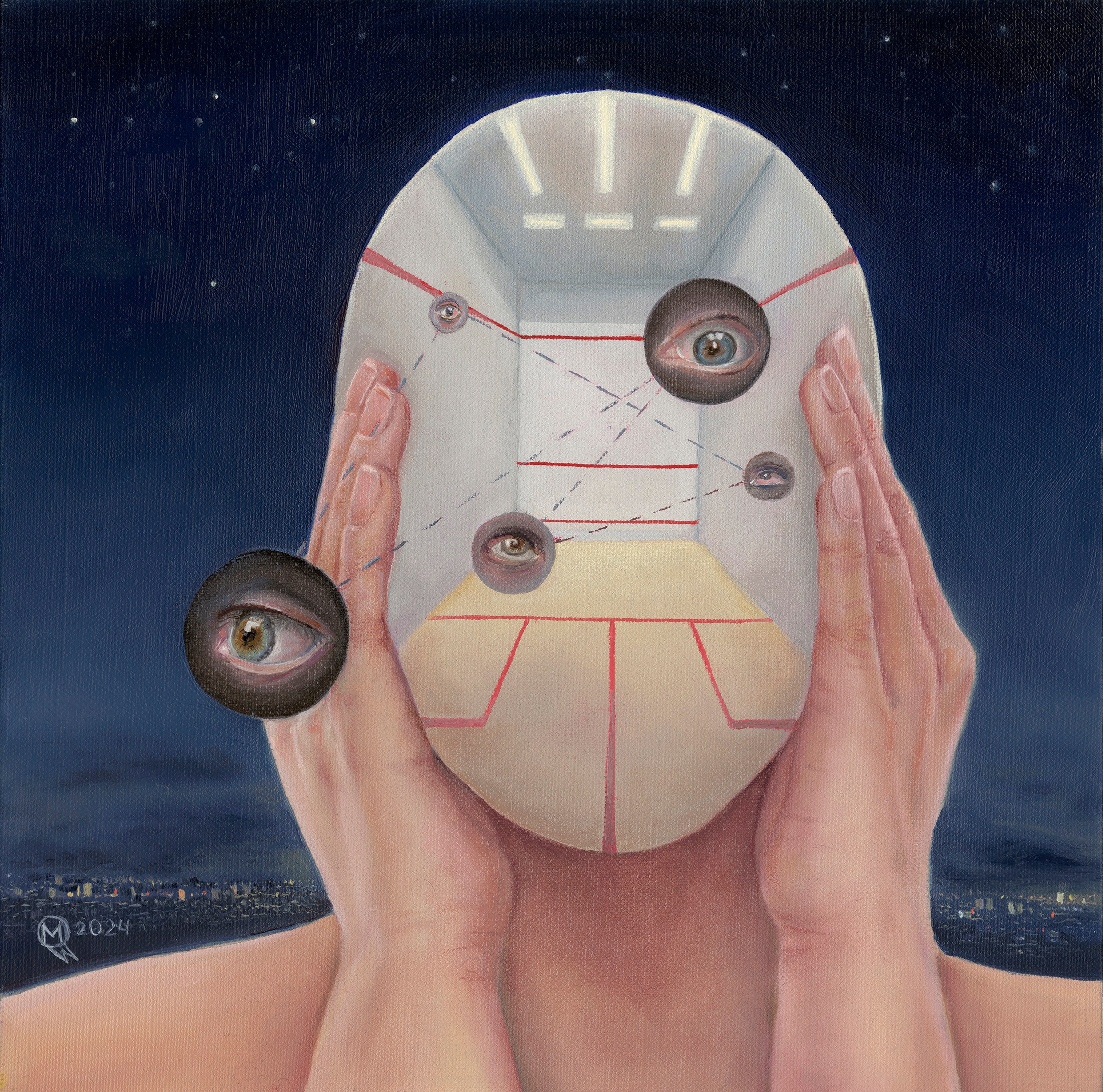 Social Surrealism. Surrealist artist Mariya Myronova based in Cambridge UK