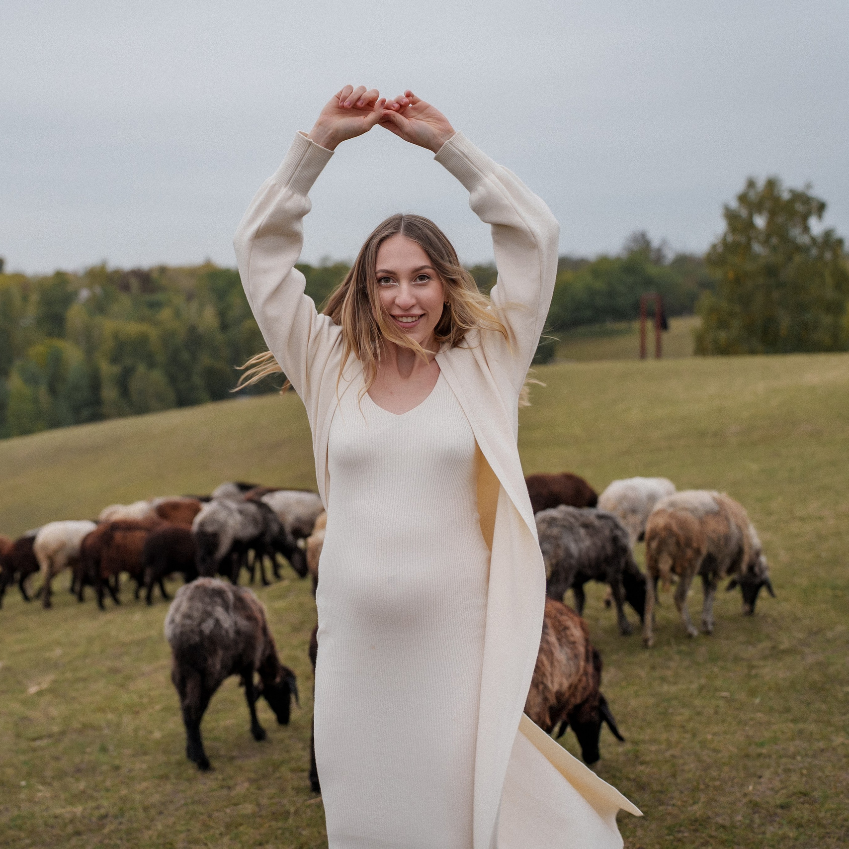 Що одягнути на фотосесію на природі з кіньми та овечками: ідеї образів для всієї сім’ї. Family photographer in Kiev Natalia Shkavron