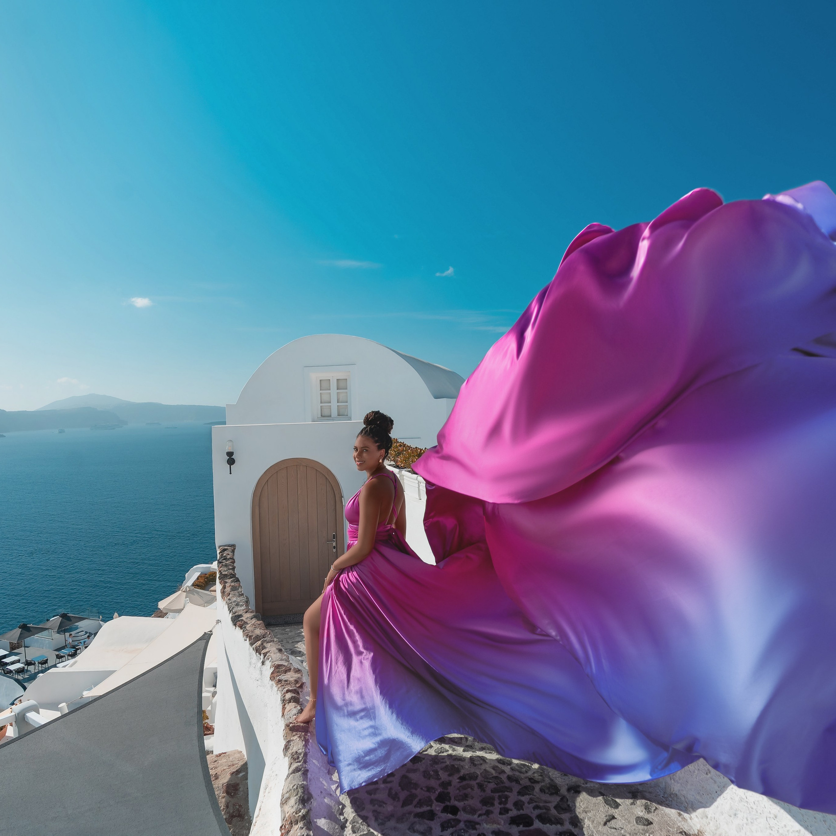 About me Sokolove Alex. Photographer in Santorini SokoLOVE Alex| Flying Dress Santorini