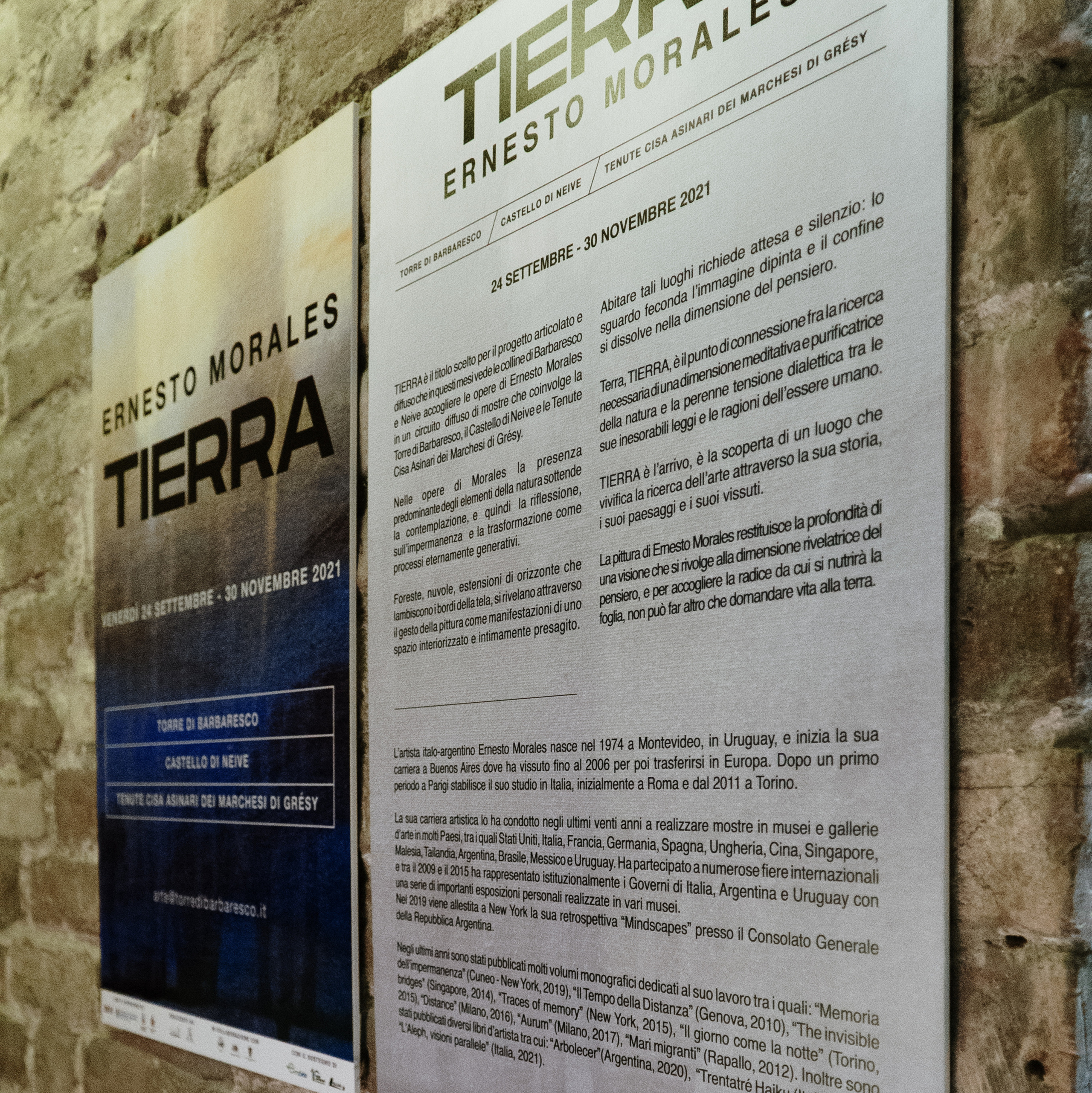 TIERRA — Exhibit visual identity. Aura Studio / co-design space