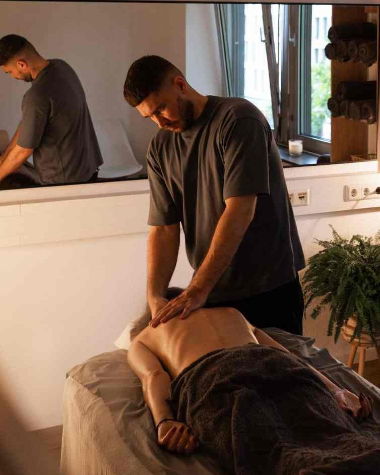 Massage Köln – entspannende Rückenmassage in ruhiger Atmosphäre