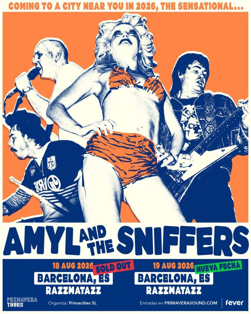 Amyl and The Sniffers en Barcelona: concierto en Razzmatazz verano 2026, punk rock | FOTKAI