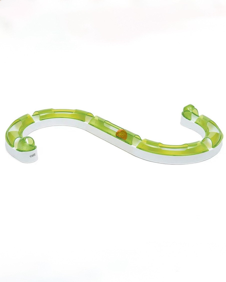 Interactive cat ball track toy mental stimulation indoor cats