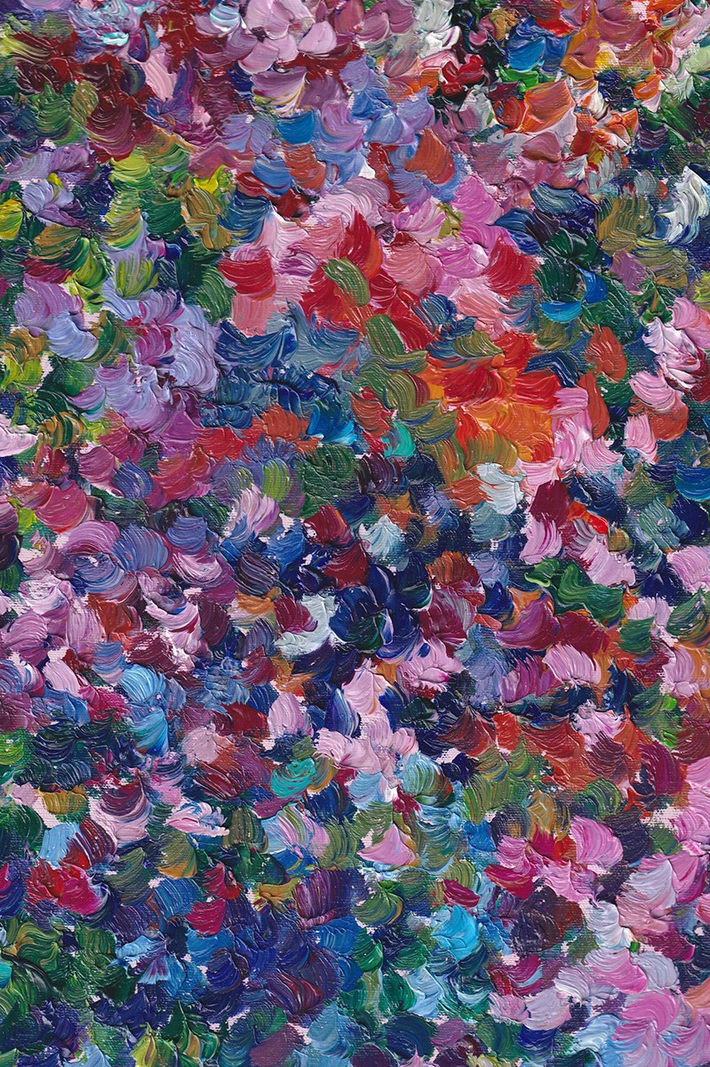 Flower garden #4. Evgeniia Bychina, painter