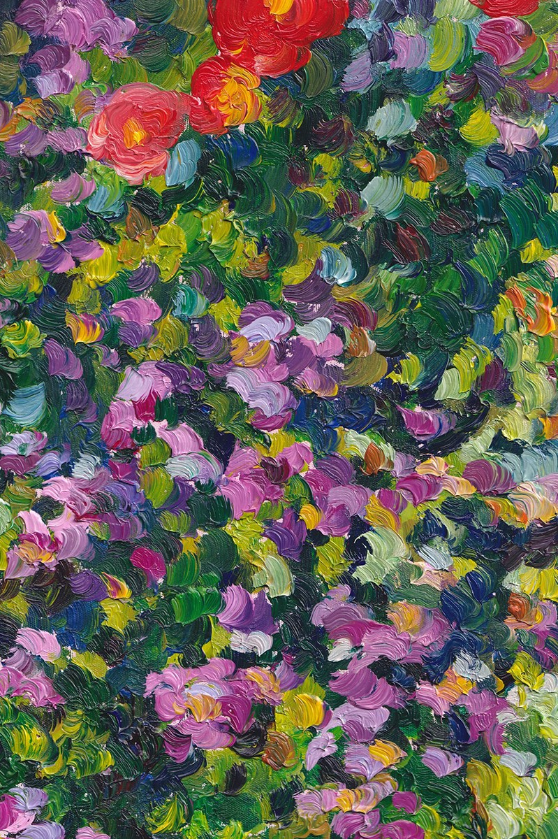 Flower garden #3. Evgeniia Bychina, painter