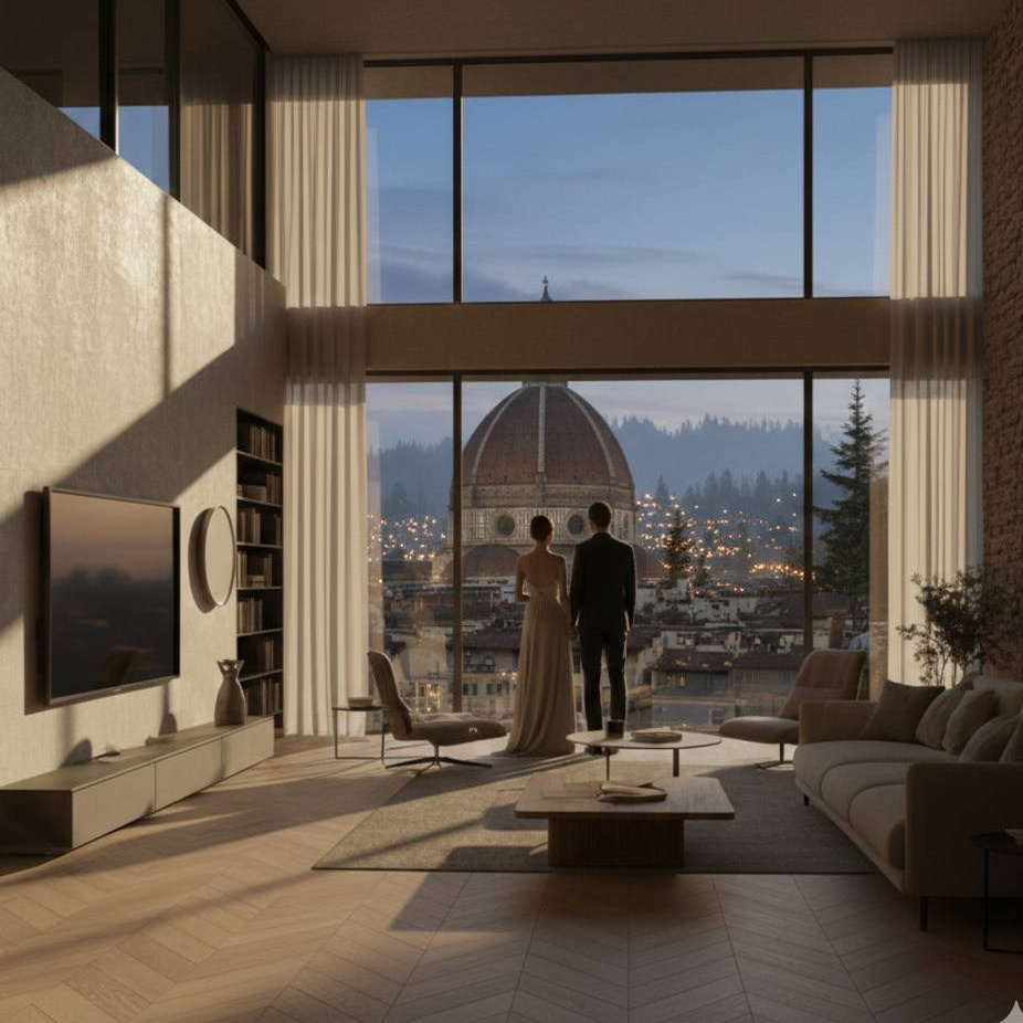 SERVIZO FOTOGRAFICO CON IA PER AGENZIA IMMOBILIARE IN TOSCANA