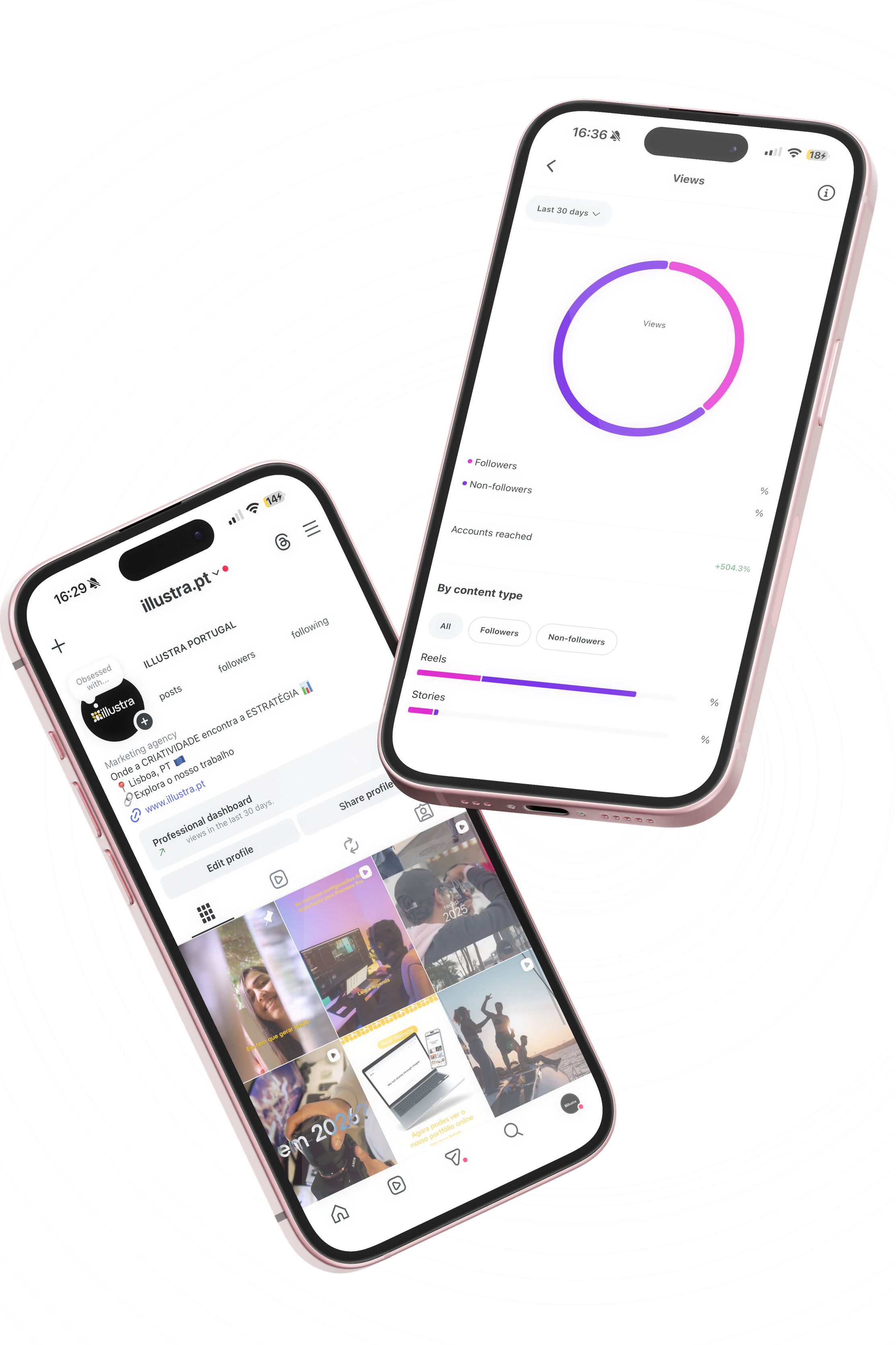 Social media. We are illustra. Where creativity meets strategy
