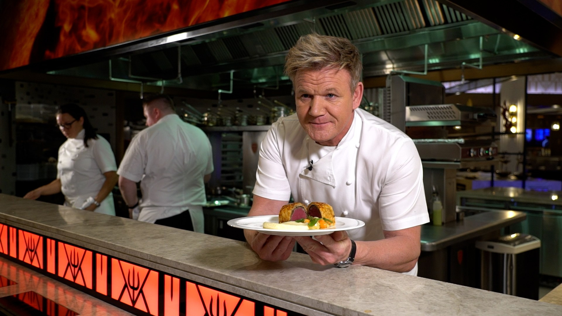 Hell’s Kitchen by Gordon Ramsay in Dubai. RightNow Production
