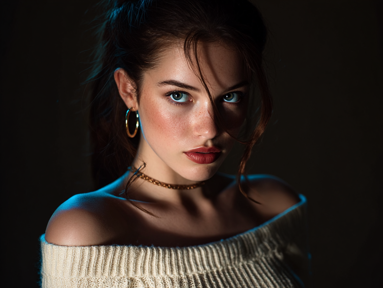 Maya at Golden Hour — Intimate Studio Portrait. Edwardsartistry