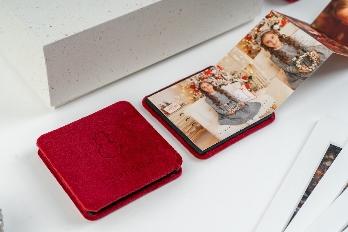 Productos navideños para la sesión de fotos en Foto Suárez Robaina