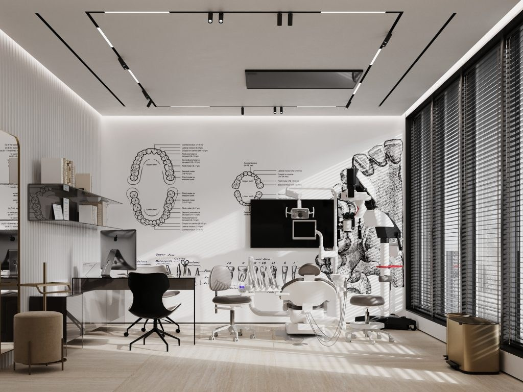 ELEMENTAL DAY SURGICAL CENTRE IN DUBAI. Interior Design & 3D Rendering | Alena Bulataya Design Buro