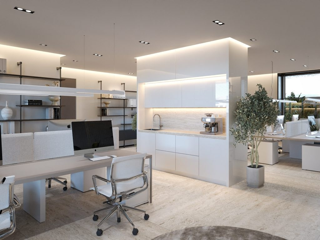 ROOF FLOOR MEDICAL CLINIC IN DUBAI. Interior Design & 3D Rendering | Alena Bulataya Design Buro